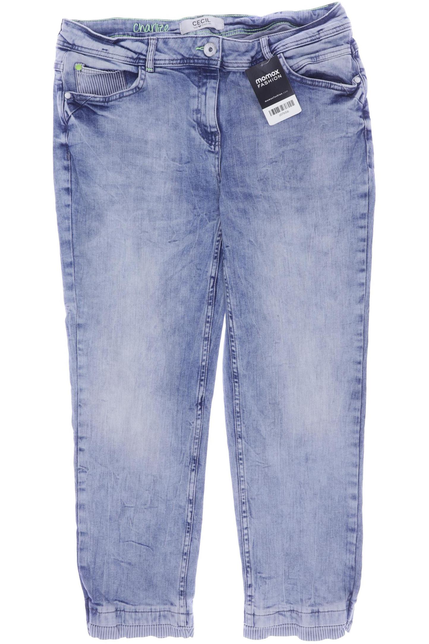 

CECIL Damen Jeans, blau