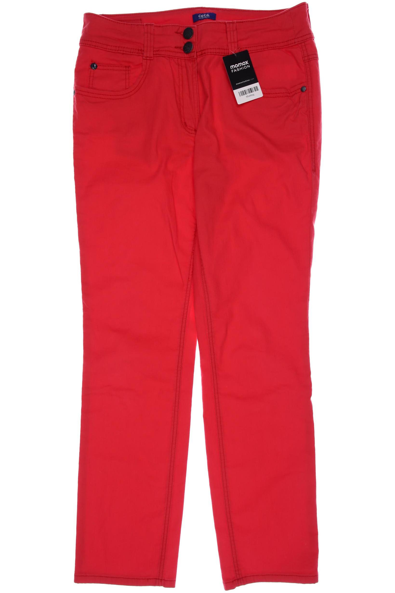 

Cecil Damen Jeans, rot, Gr. 42