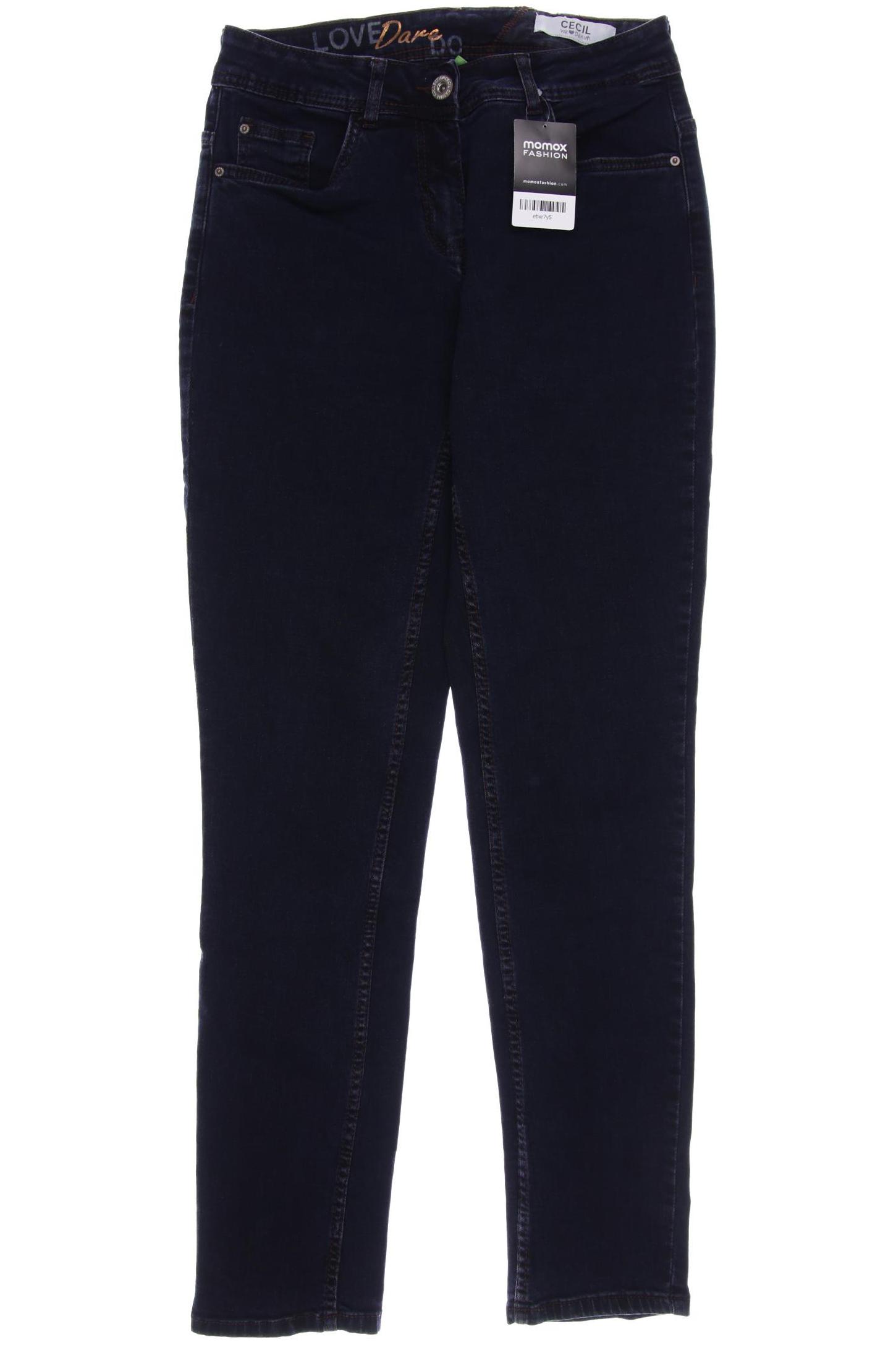 

CECIL Damen Jeans, marineblau