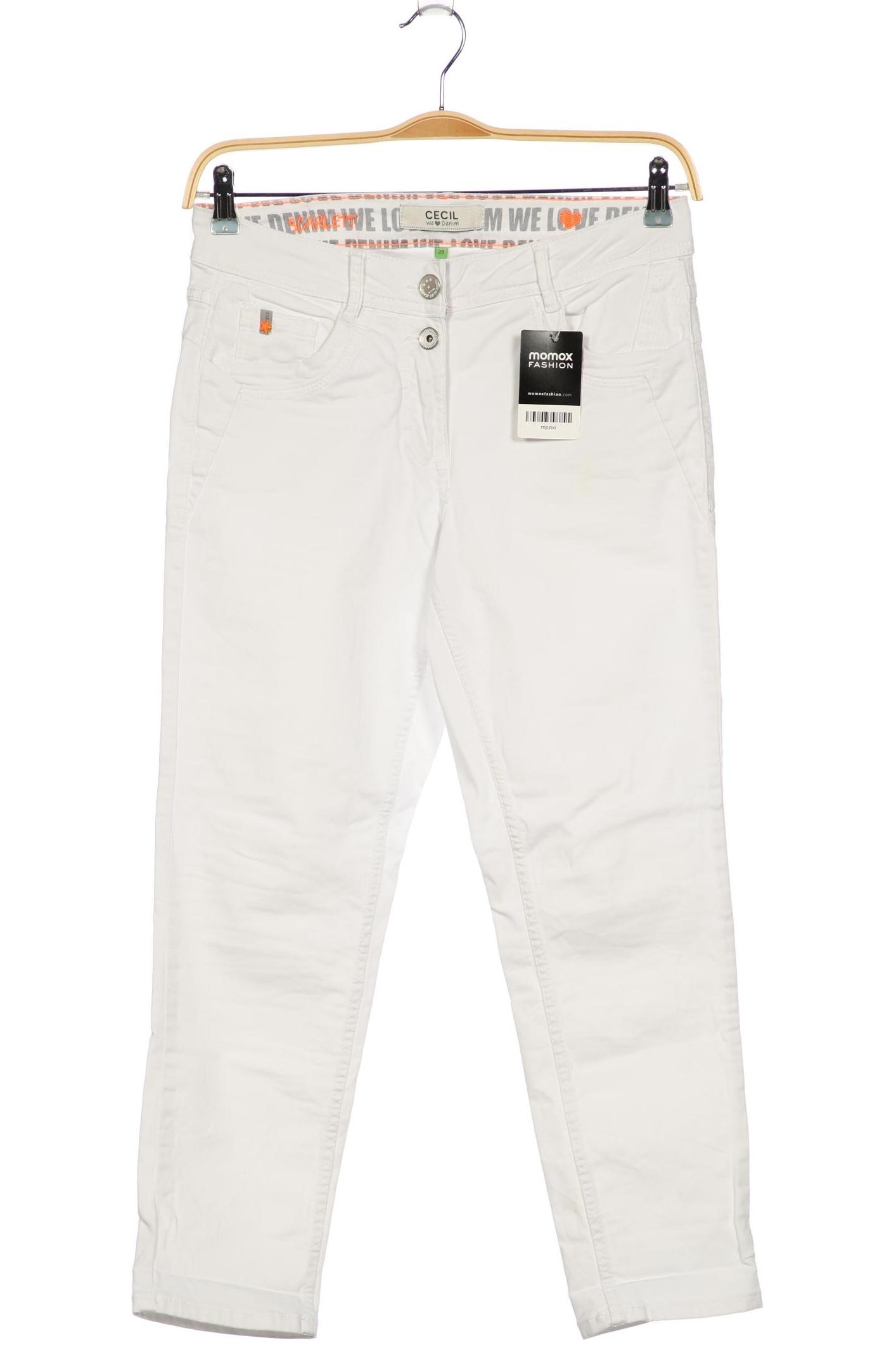 

Cecil Damen Jeans, weiß, Gr. 28