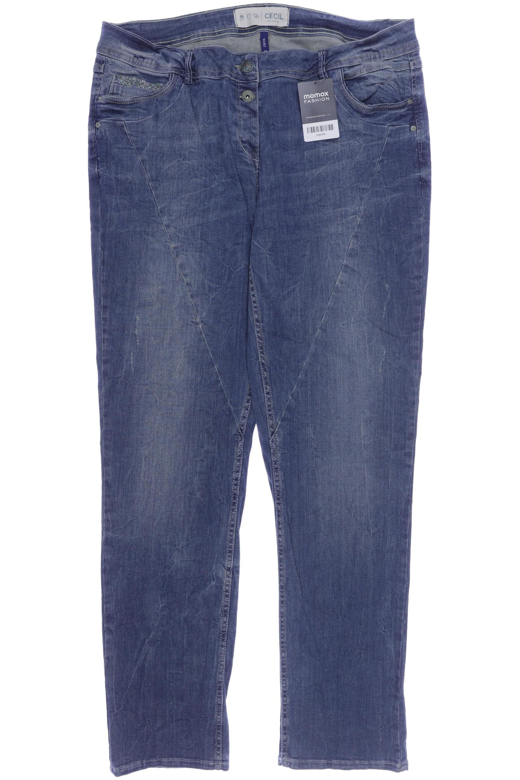 

CECIL Damen Jeans, blau