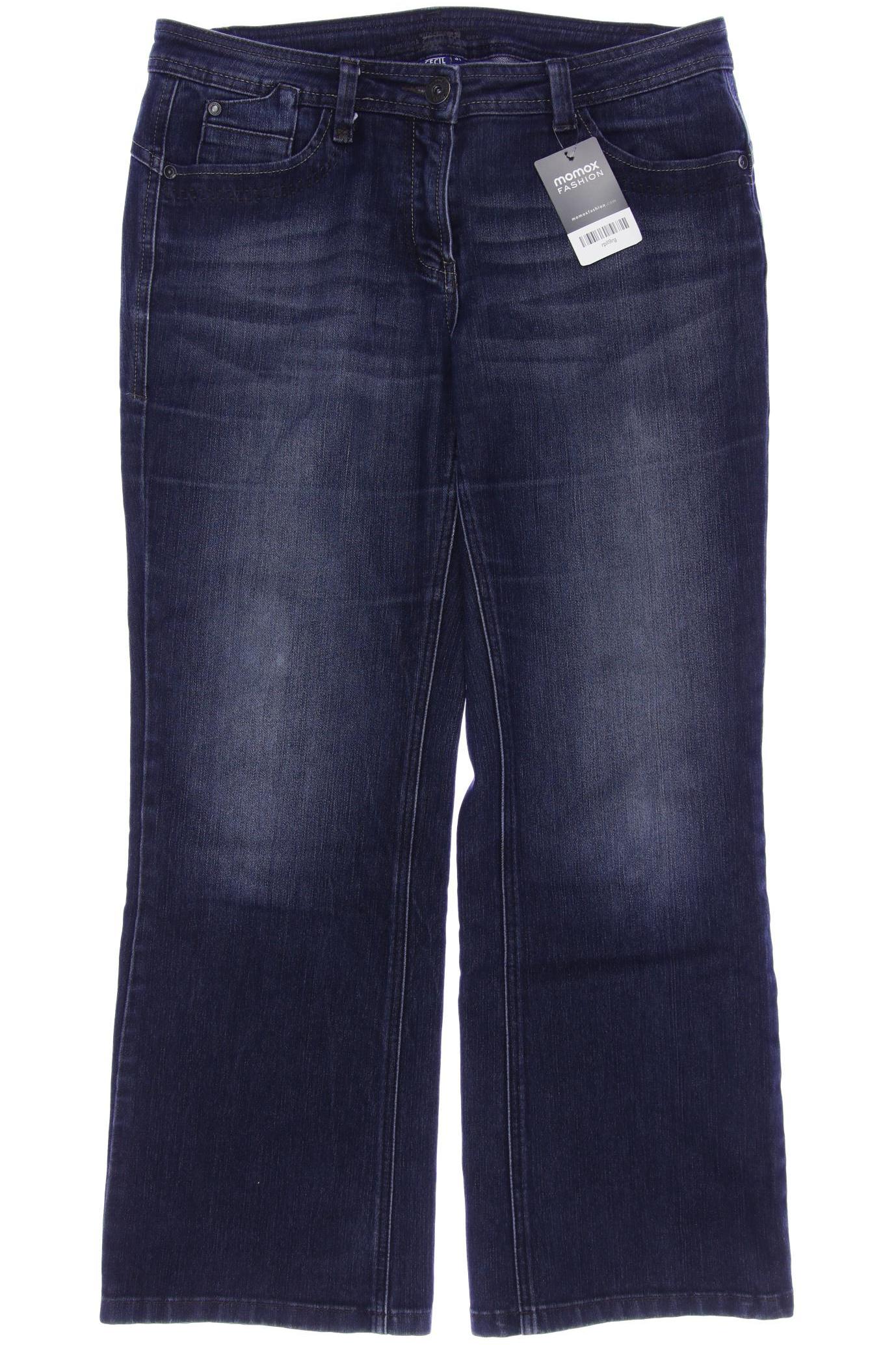 

CECIL Damen Jeans, marineblau