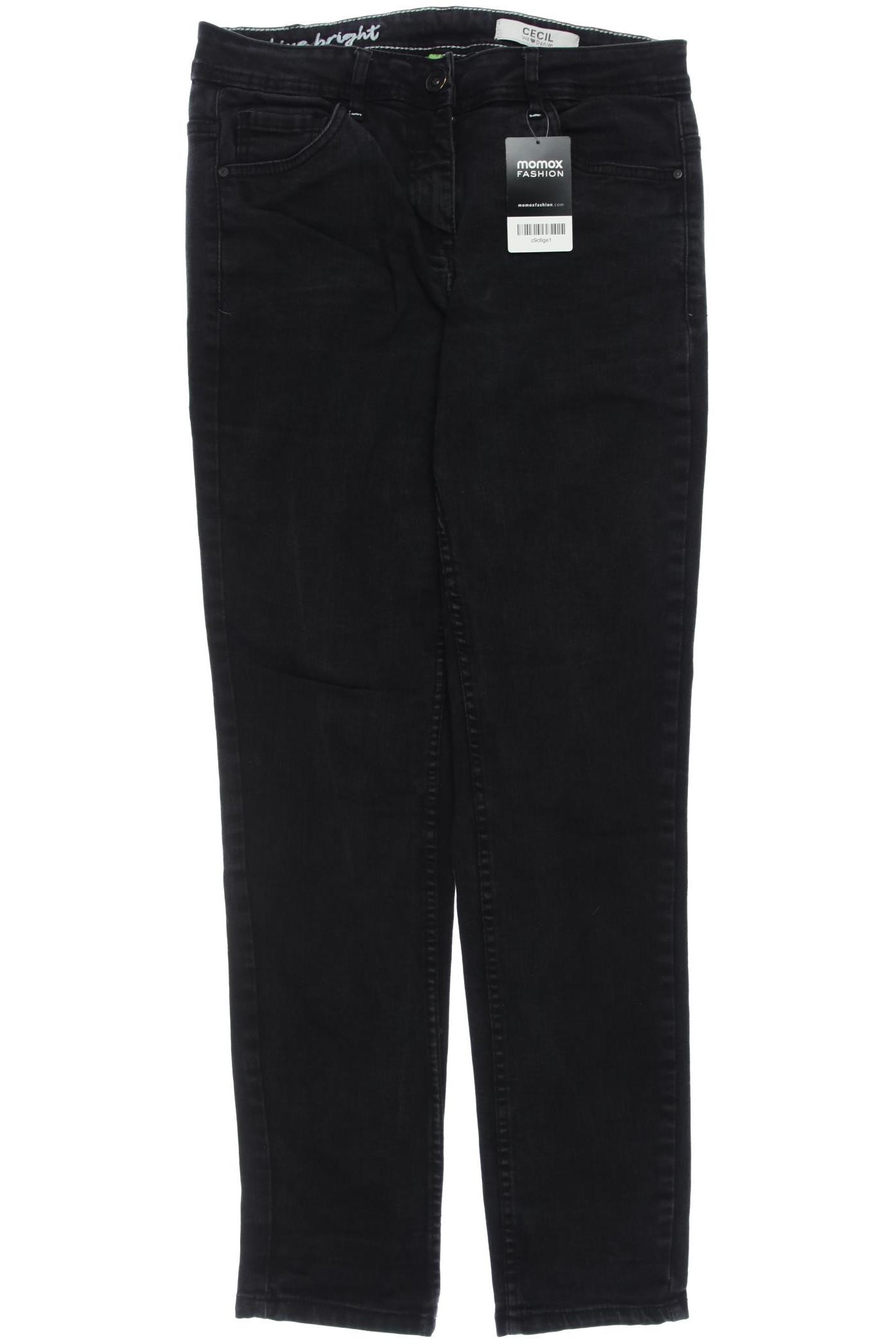

Cecil Damen Jeans, schwarz, Gr. 28