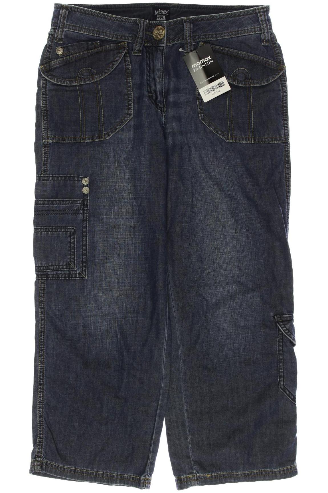 

CECIL Damen Jeans, blau