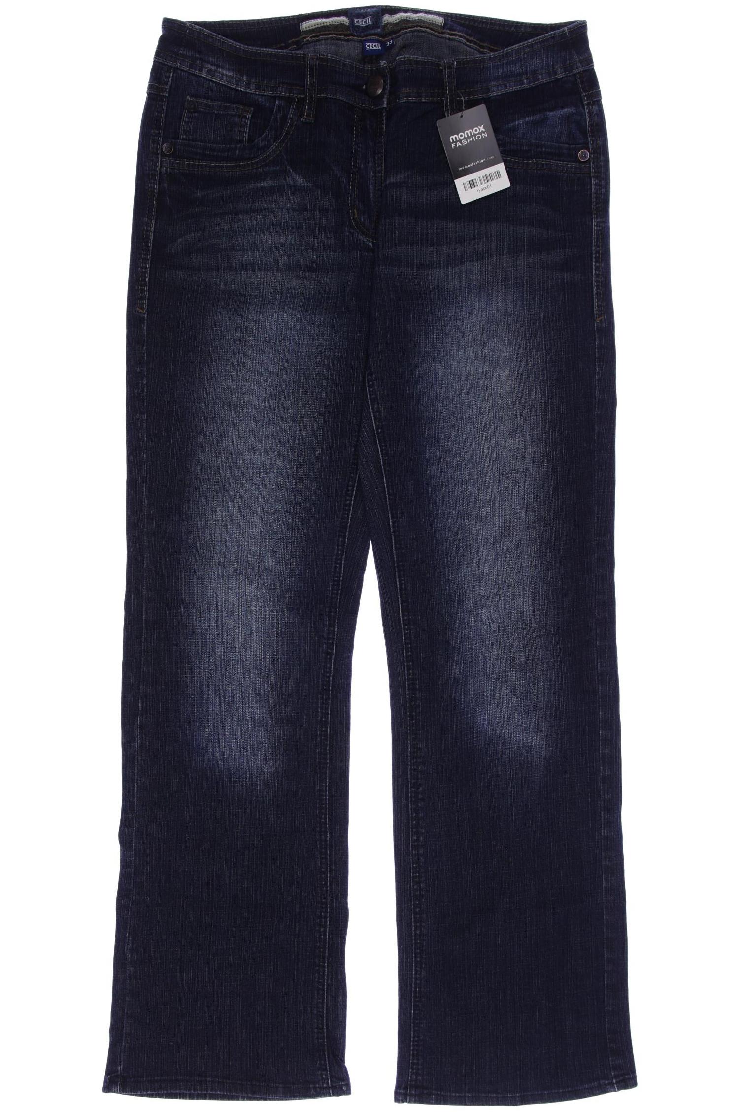 

CECIL Damen Jeans, marineblau