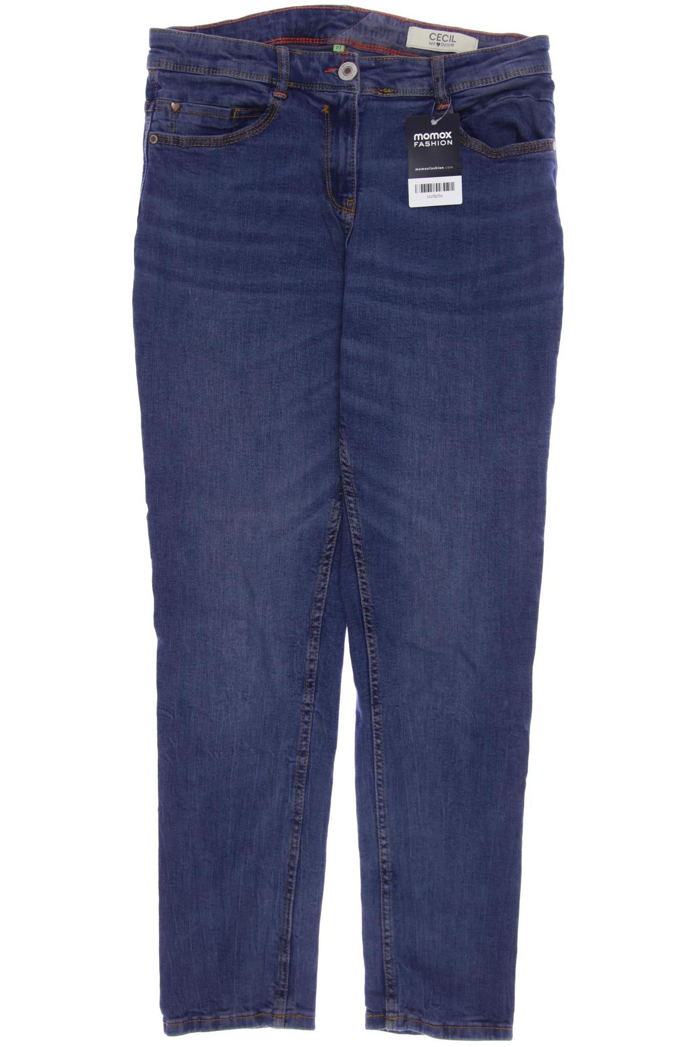 

CECIL Damen Jeans, blau