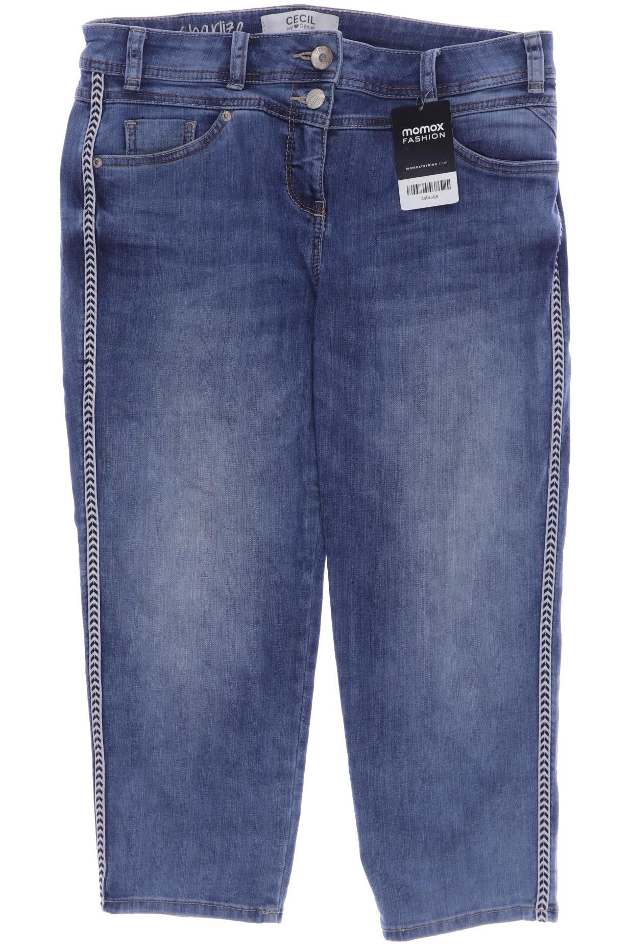 

CECIL Damen Jeans, blau