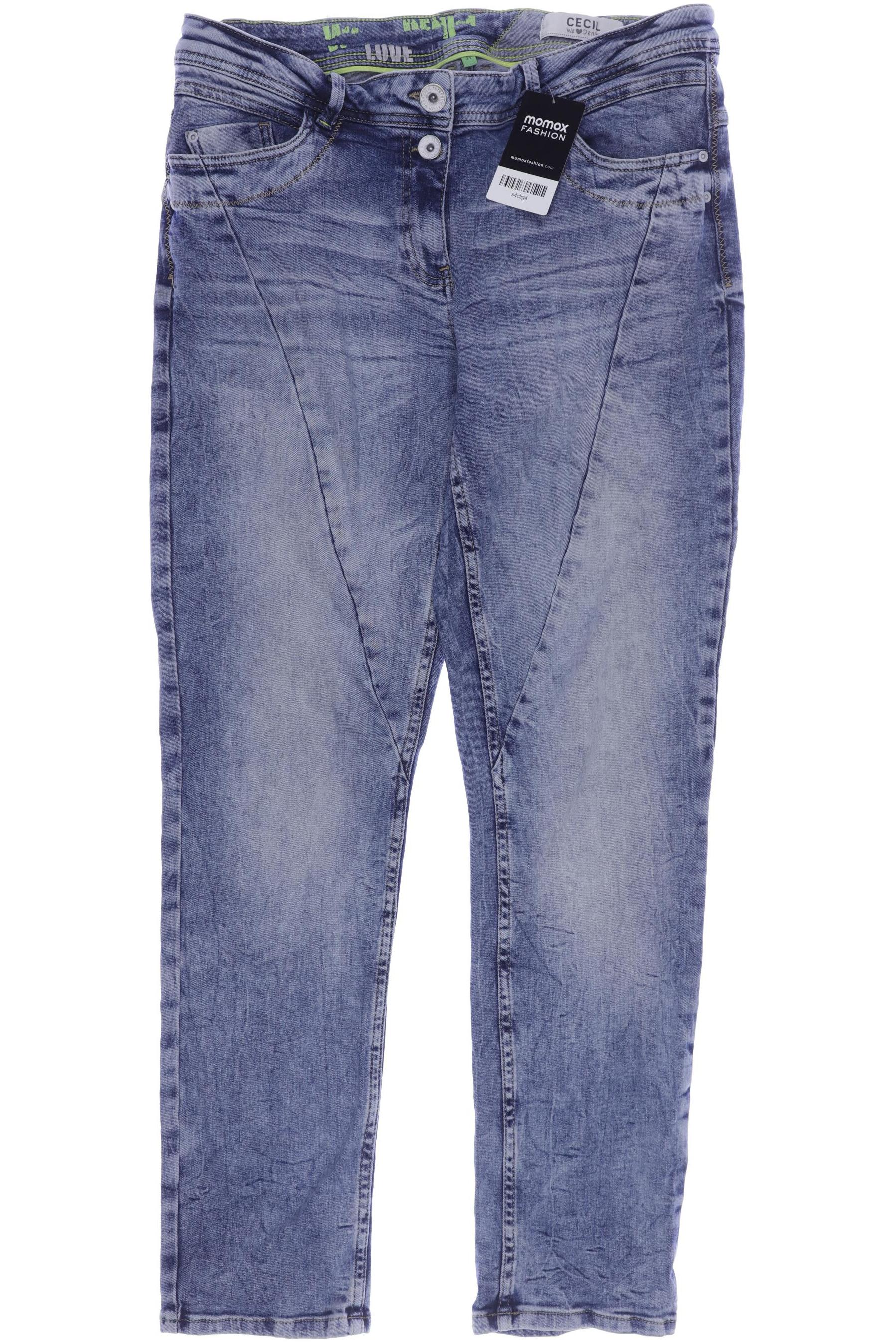 

CECIL Damen Jeans, blau