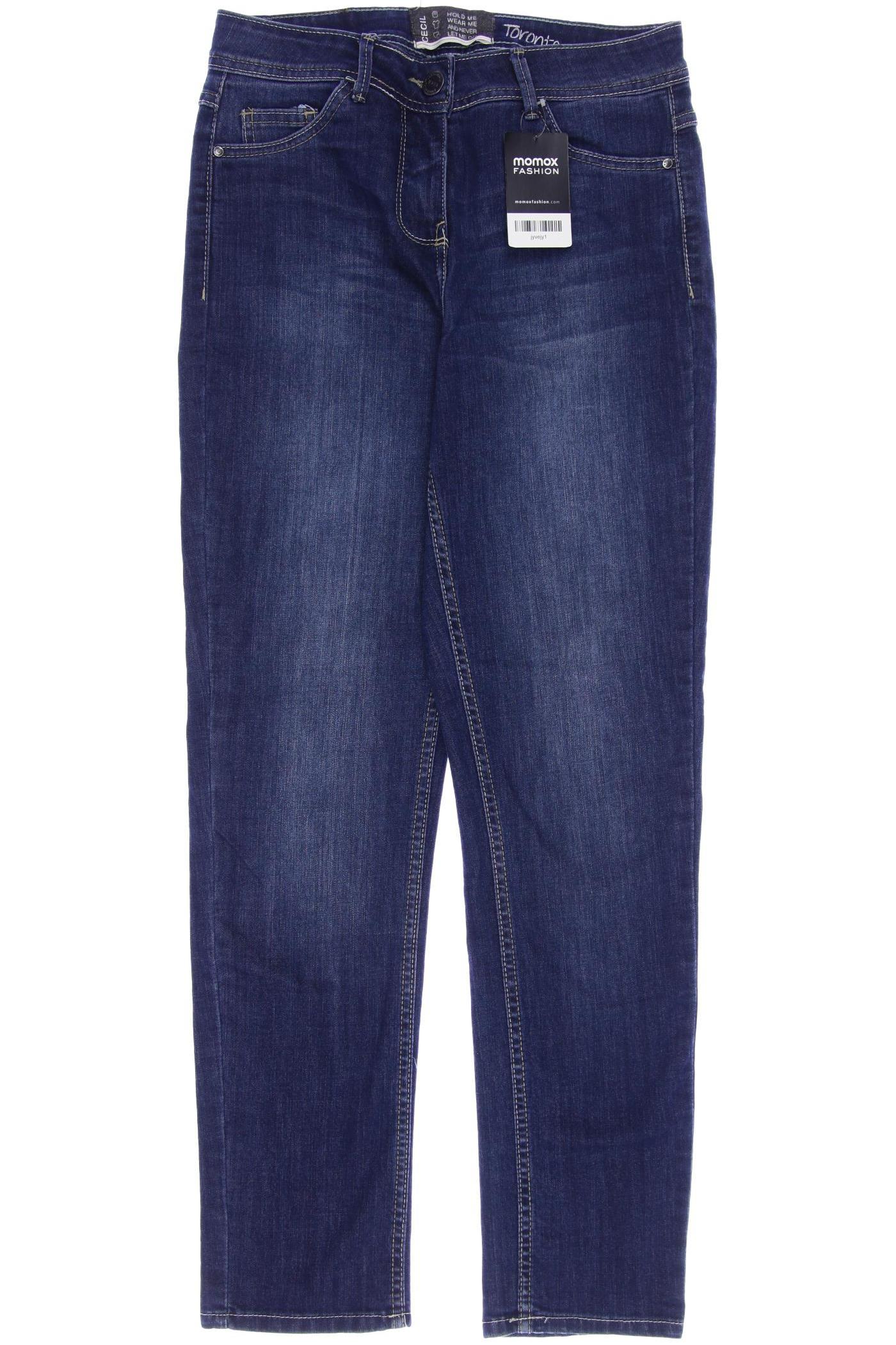 

CECIL Damen Jeans, marineblau