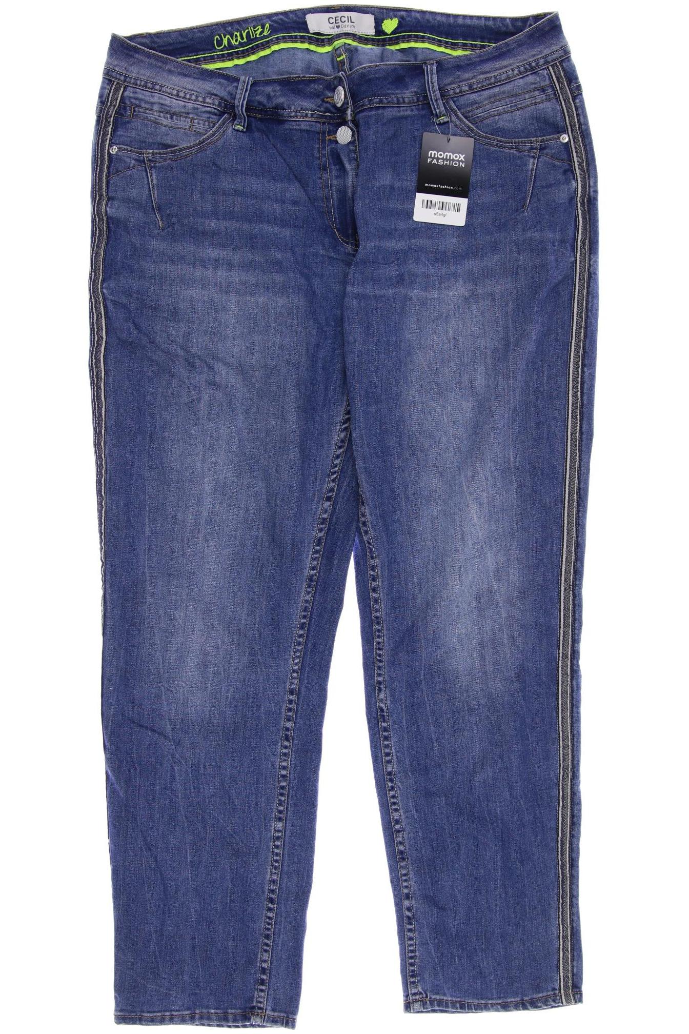 

CECIL Damen Jeans, blau