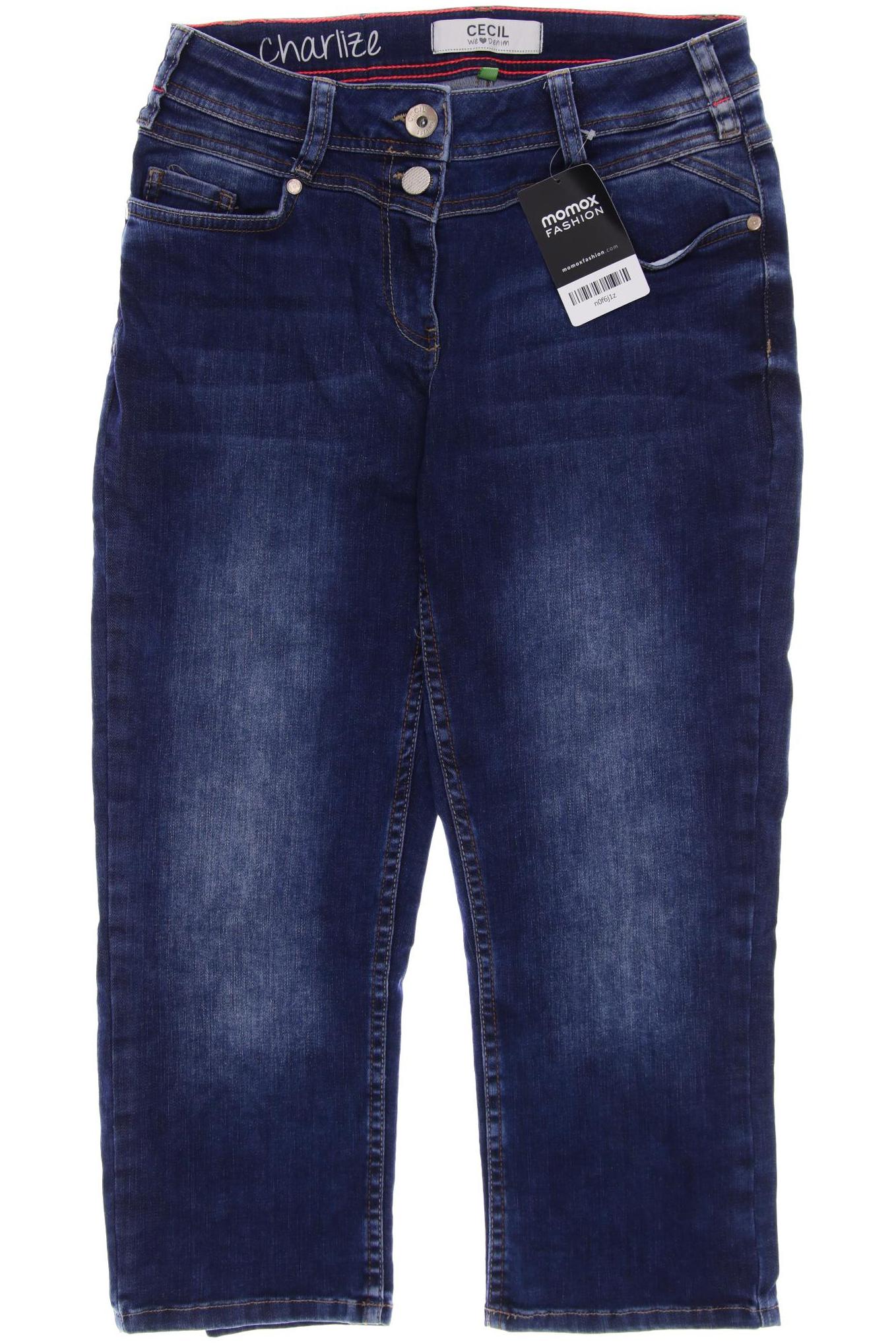 

CECIL Damen Jeans, blau