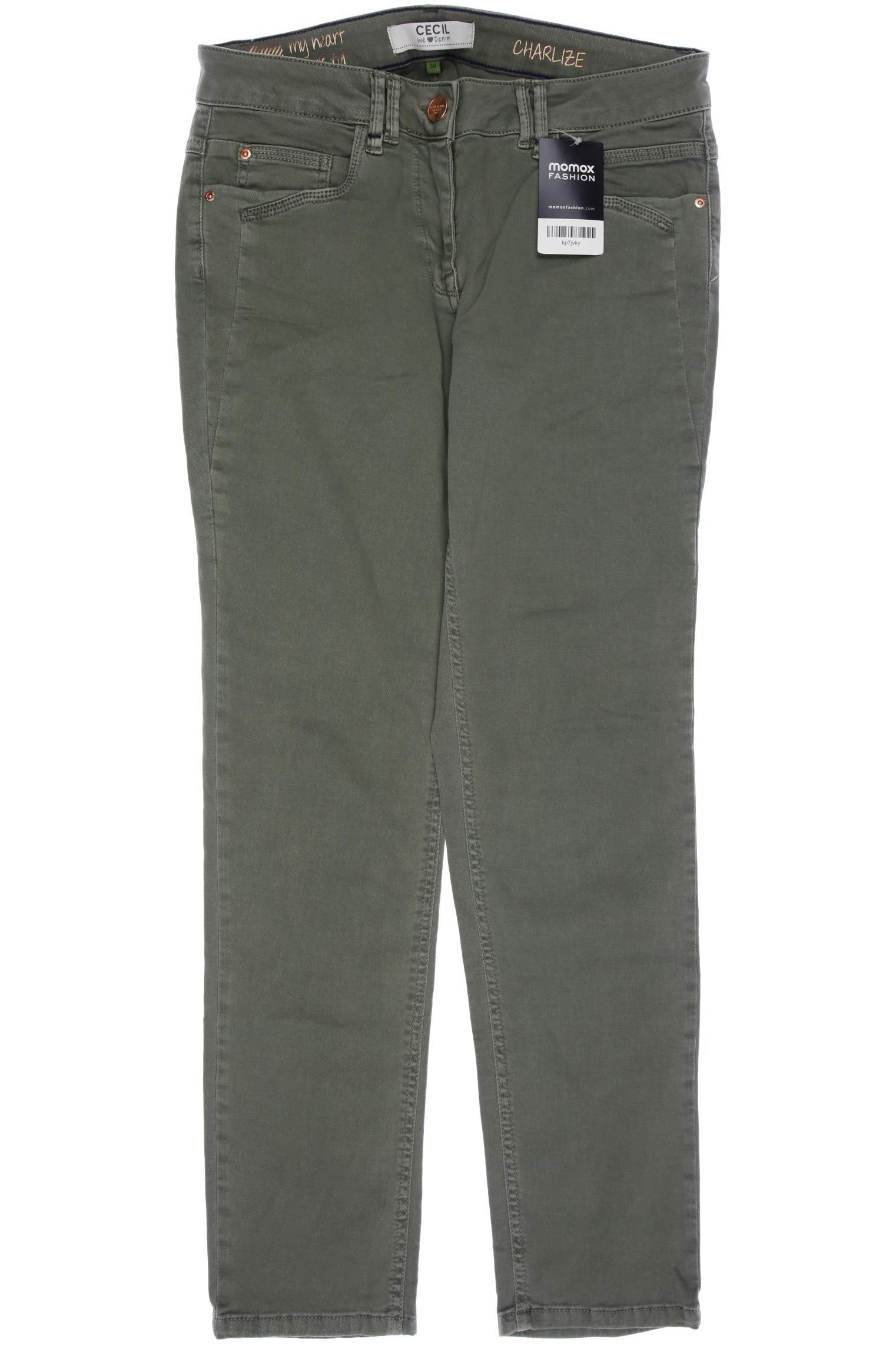 

Cecil Damen Jeans, grün, Gr. 30