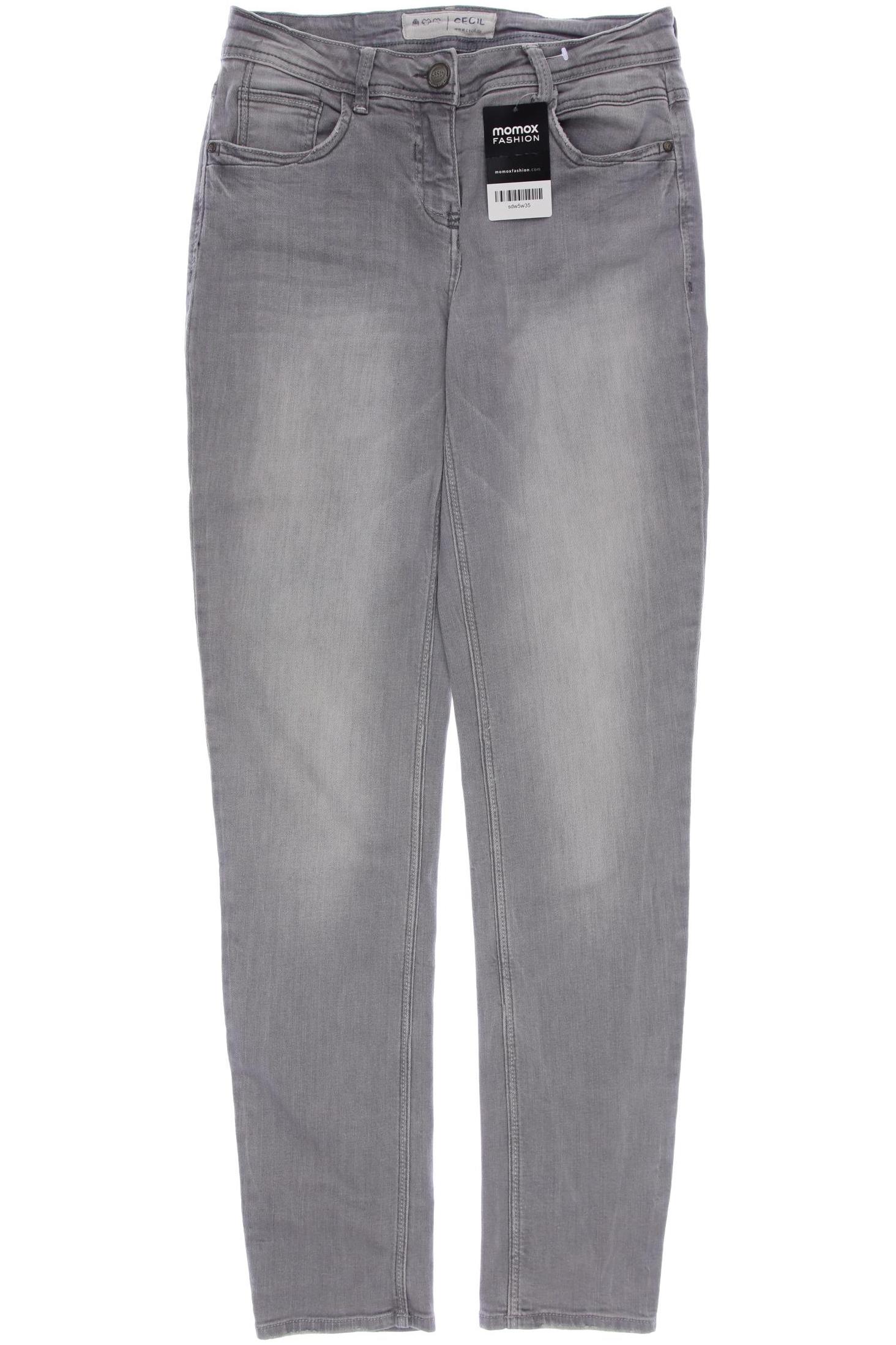 

CECIL Damen Jeans, grau