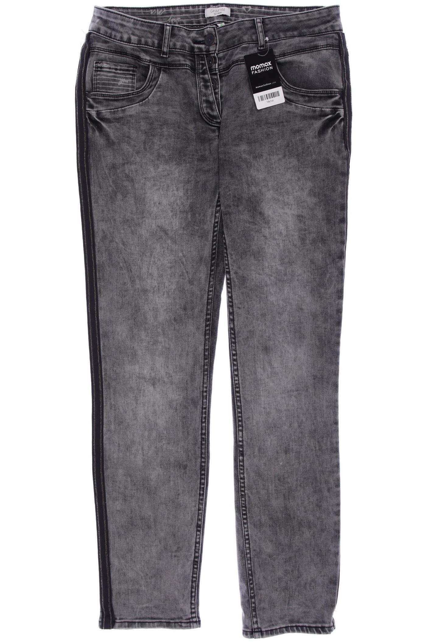 

CECIL Damen Jeans, grau