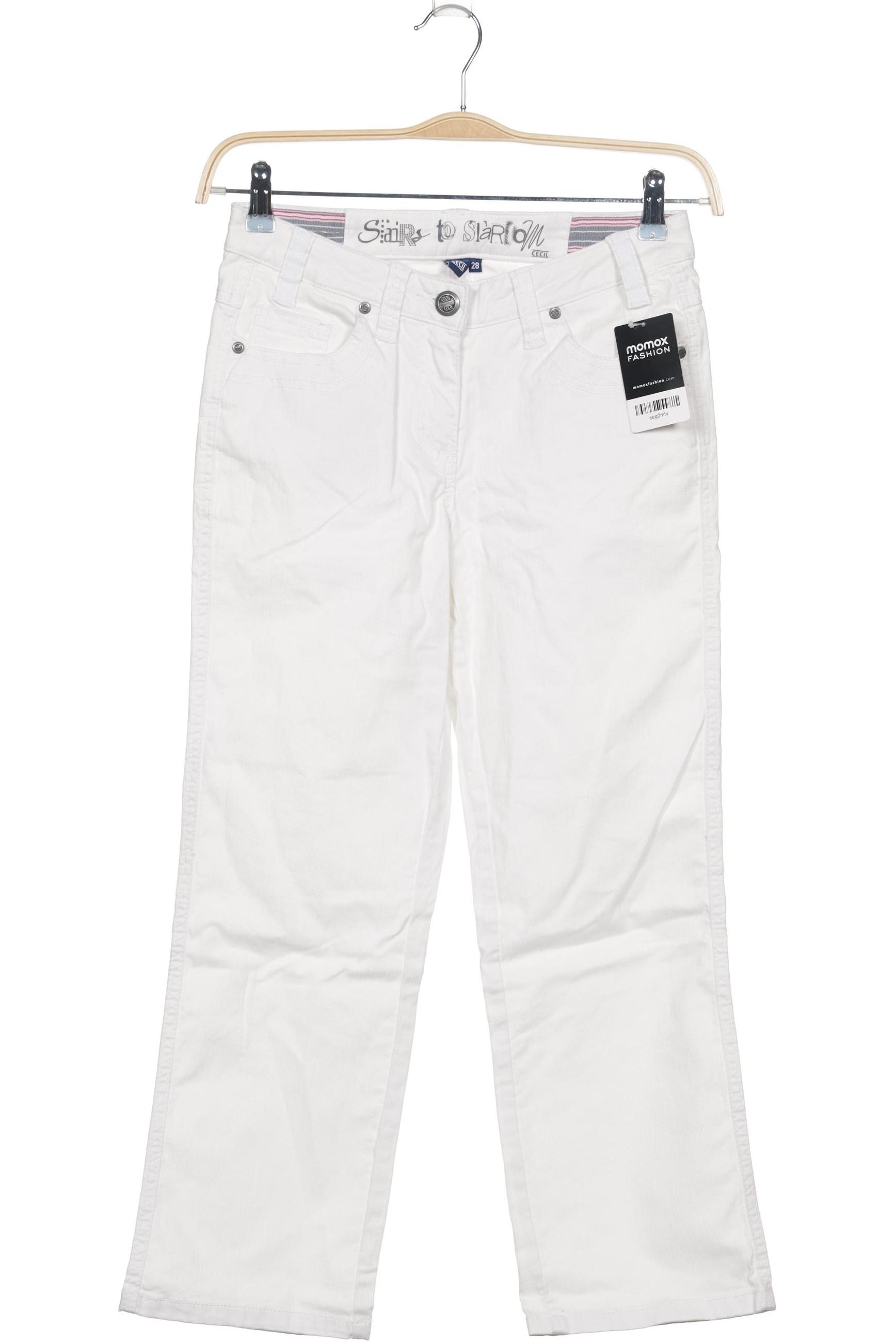 

Cecil Damen Jeans, weiß, Gr. 28