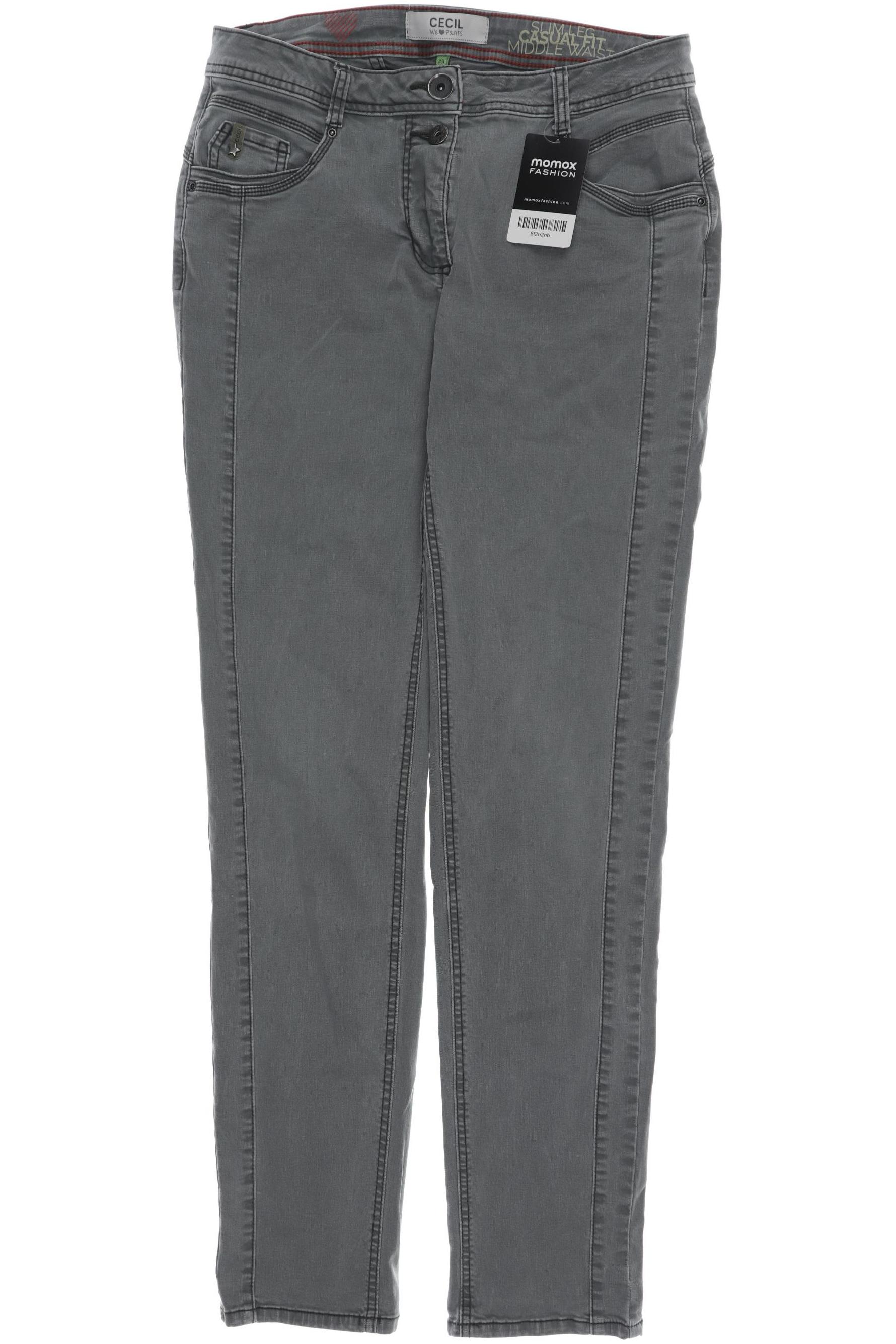 

CECIL Damen Jeans, grün