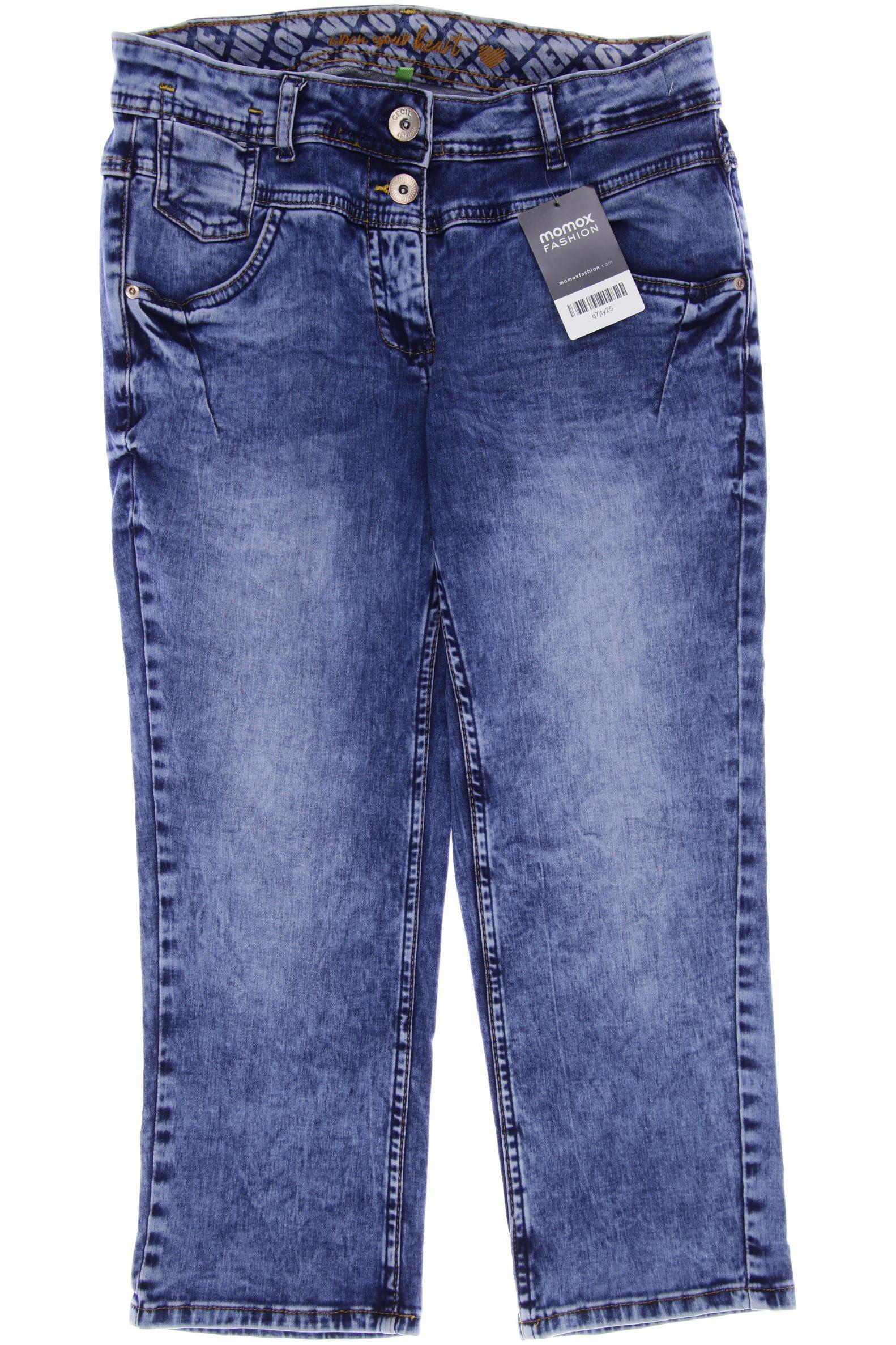 

CECIL Damen Jeans, blau