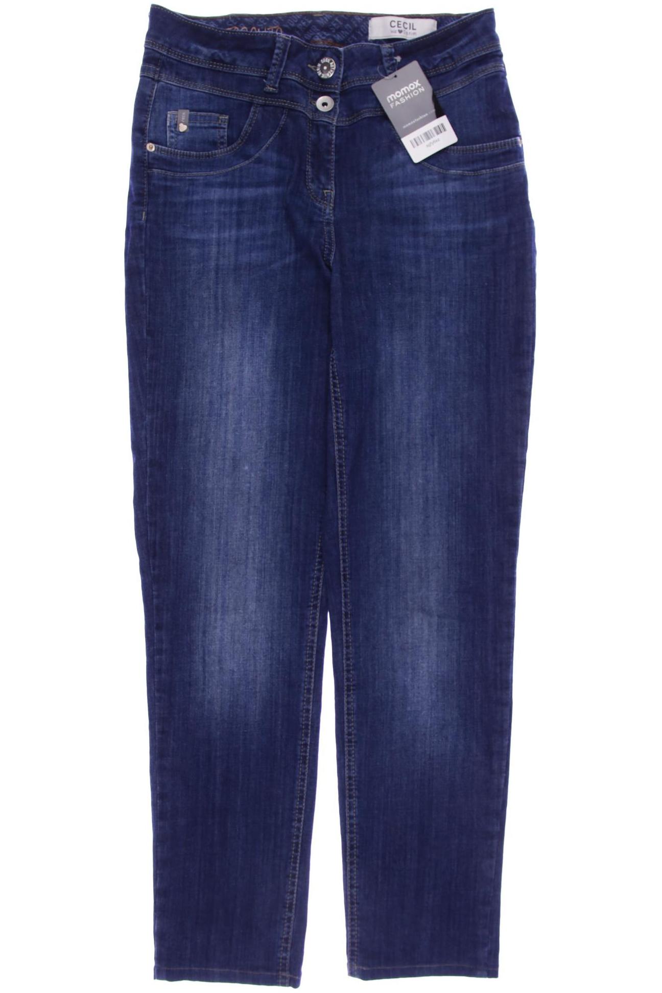 

CECIL Damen Jeans, blau