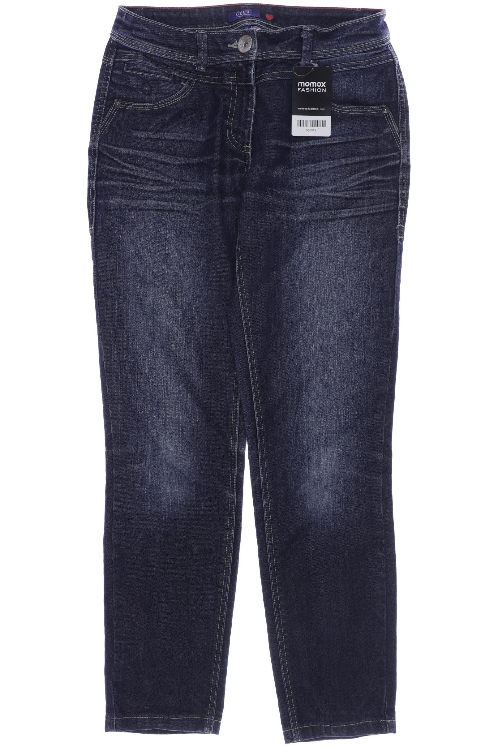 

CECIL Damen Jeans, marineblau