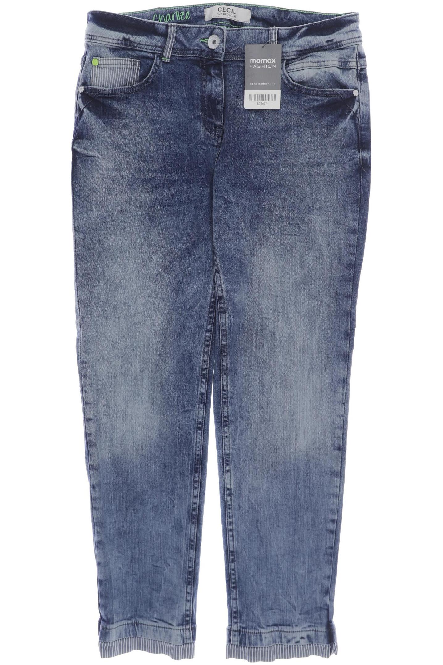 

CECIL Damen Jeans, blau