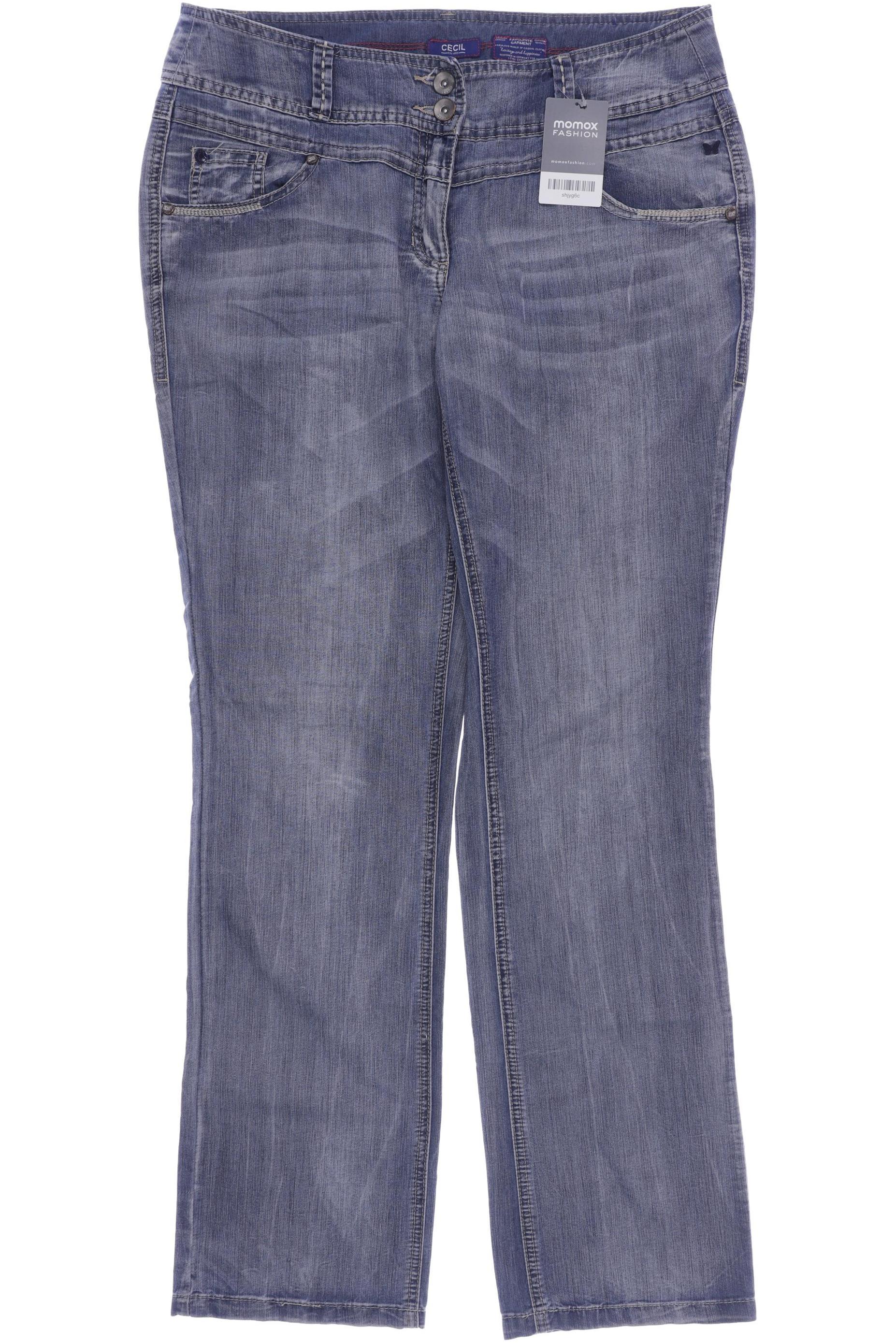 

CECIL Damen Jeans, blau