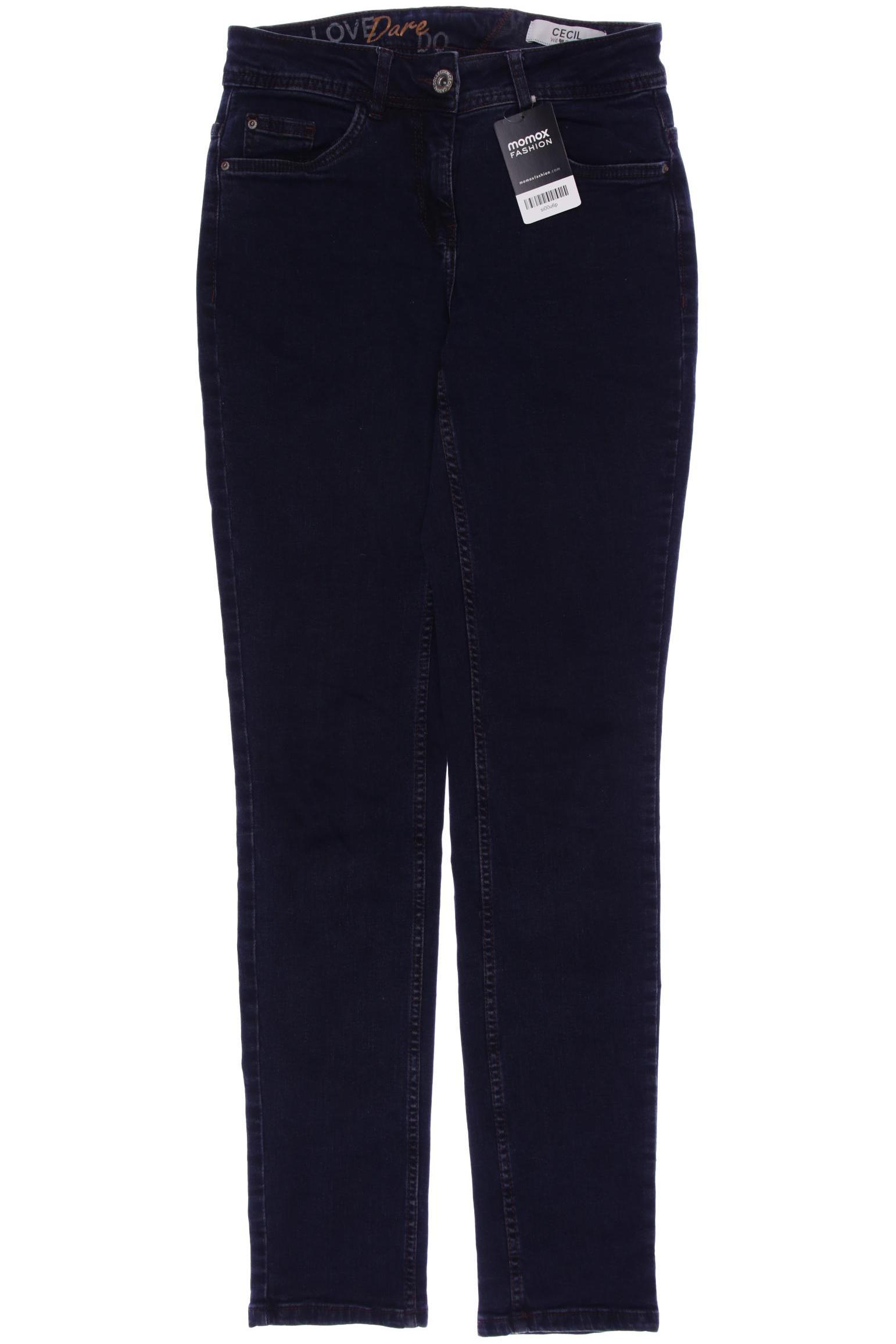 

CECIL Damen Jeans, marineblau