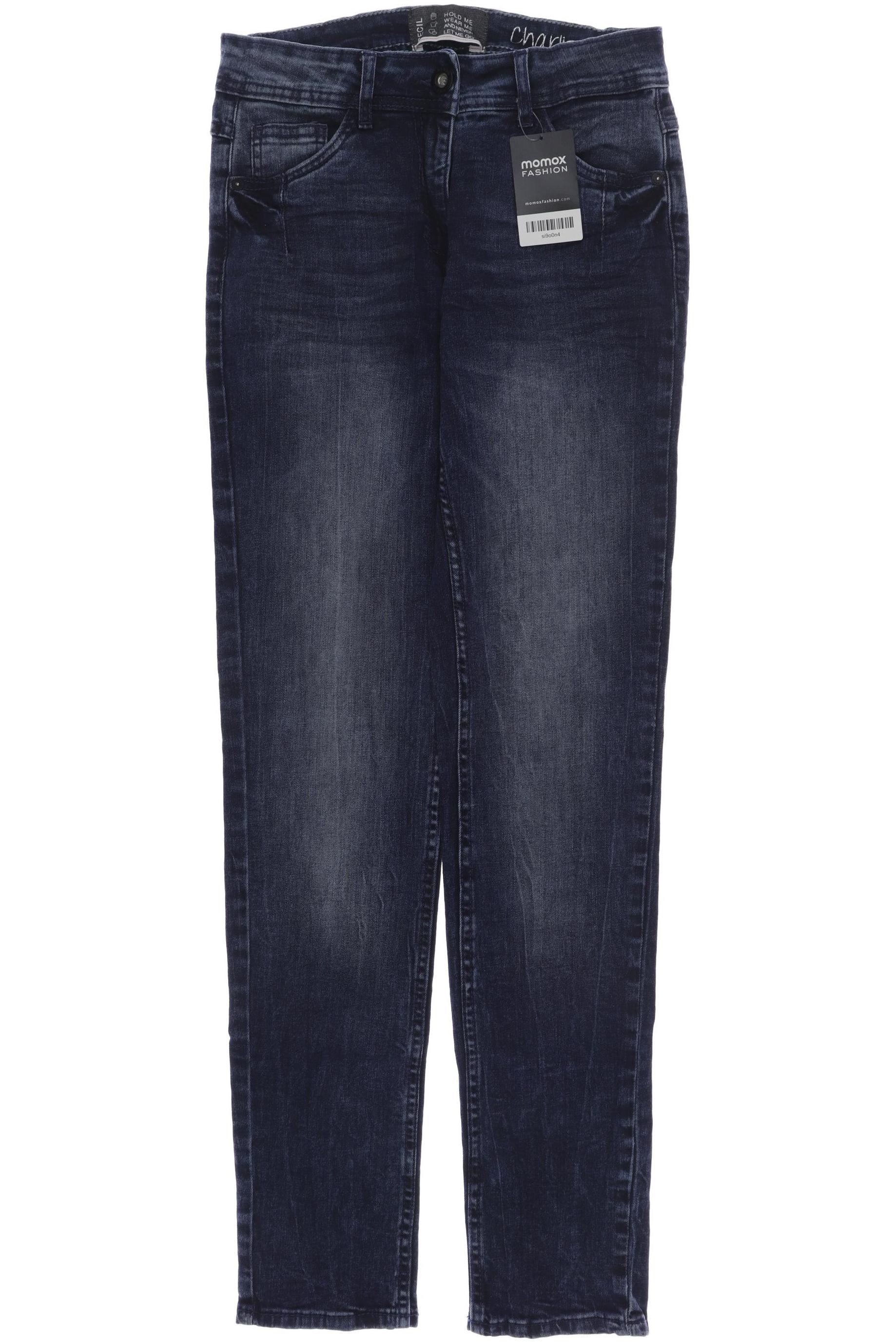 

CECIL Damen Jeans, marineblau