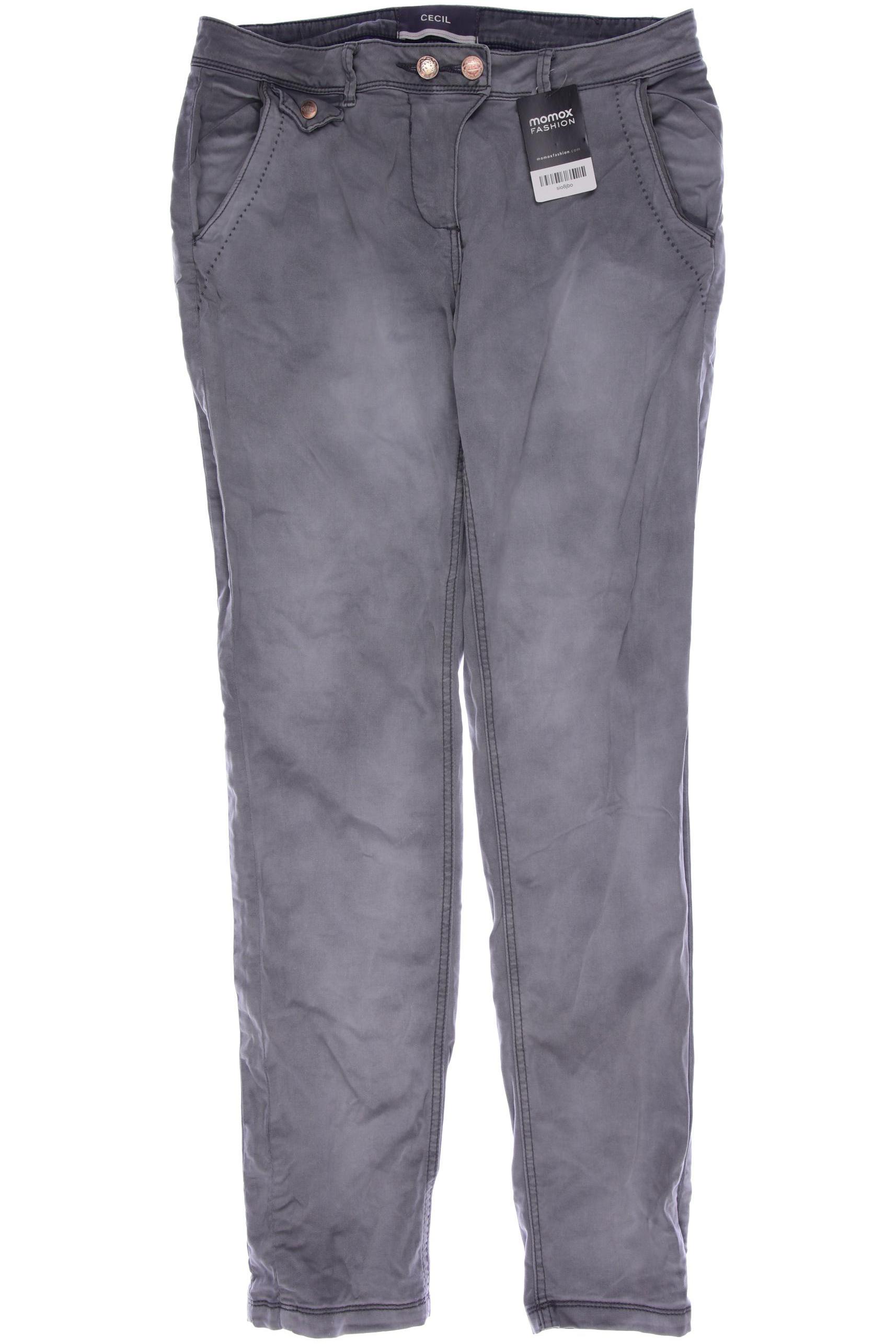 

CECIL Damen Jeans, grau