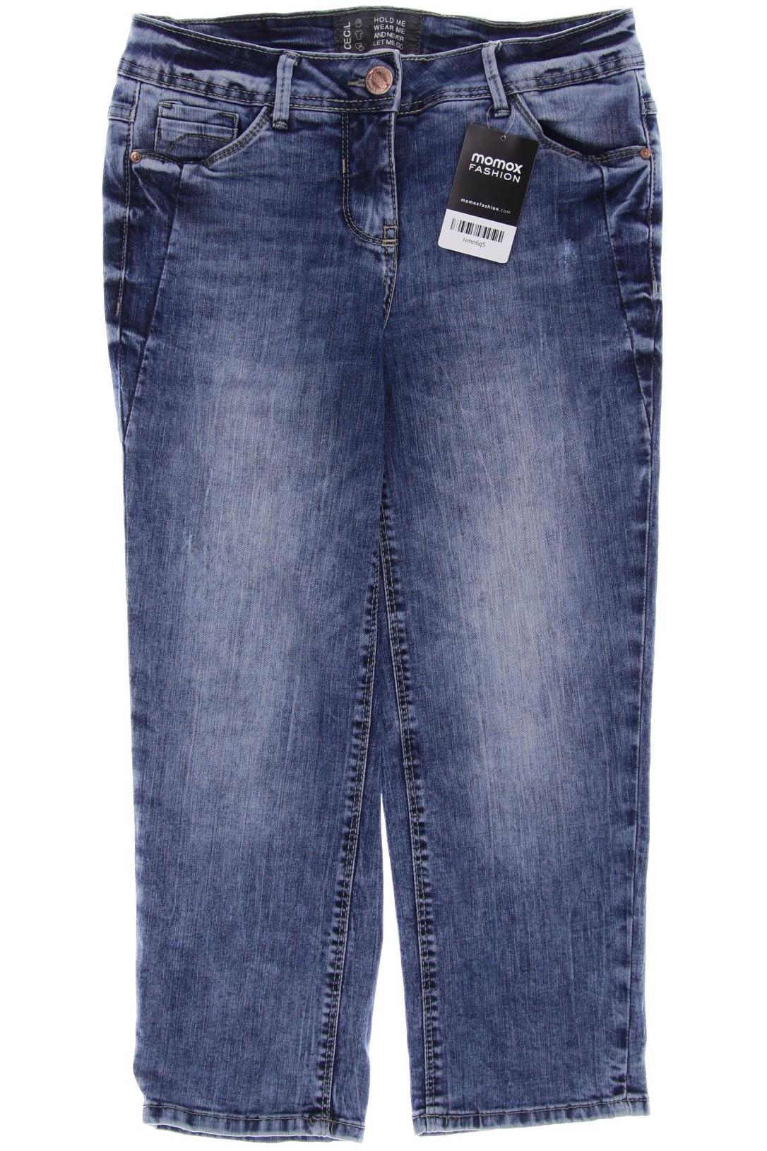 

CECIL Damen Jeans, blau
