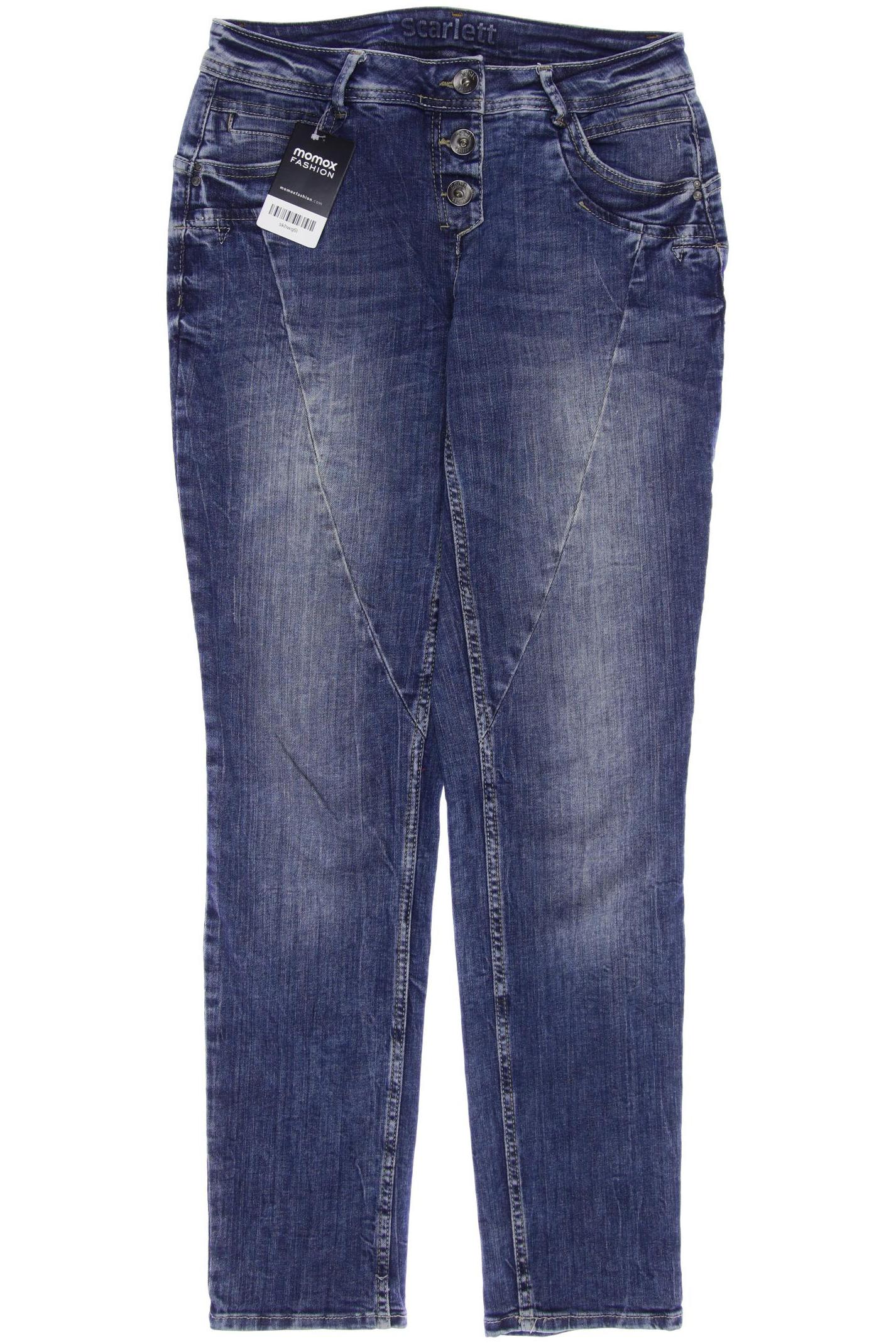 

CECIL Damen Jeans, blau
