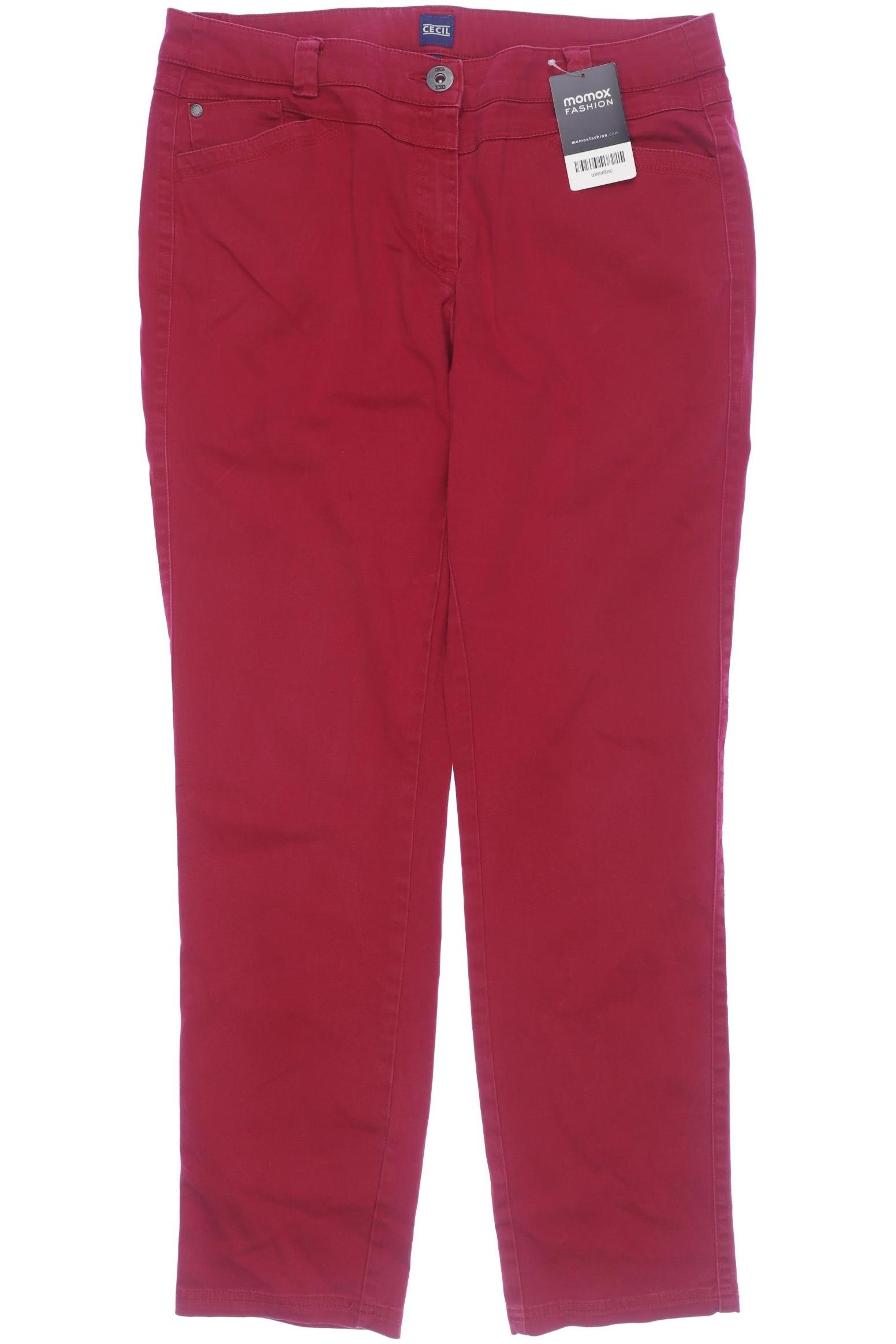 

Cecil Damen Jeans, rot, Gr. 33