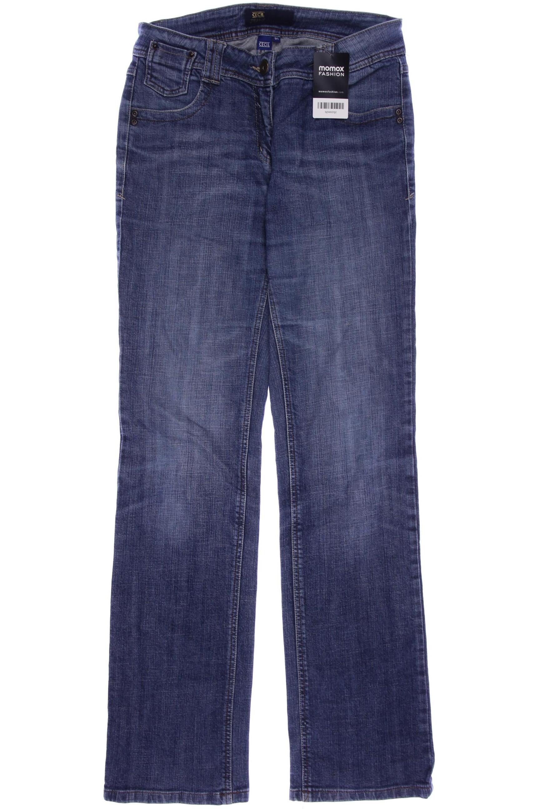 

CECIL Damen Jeans, blau