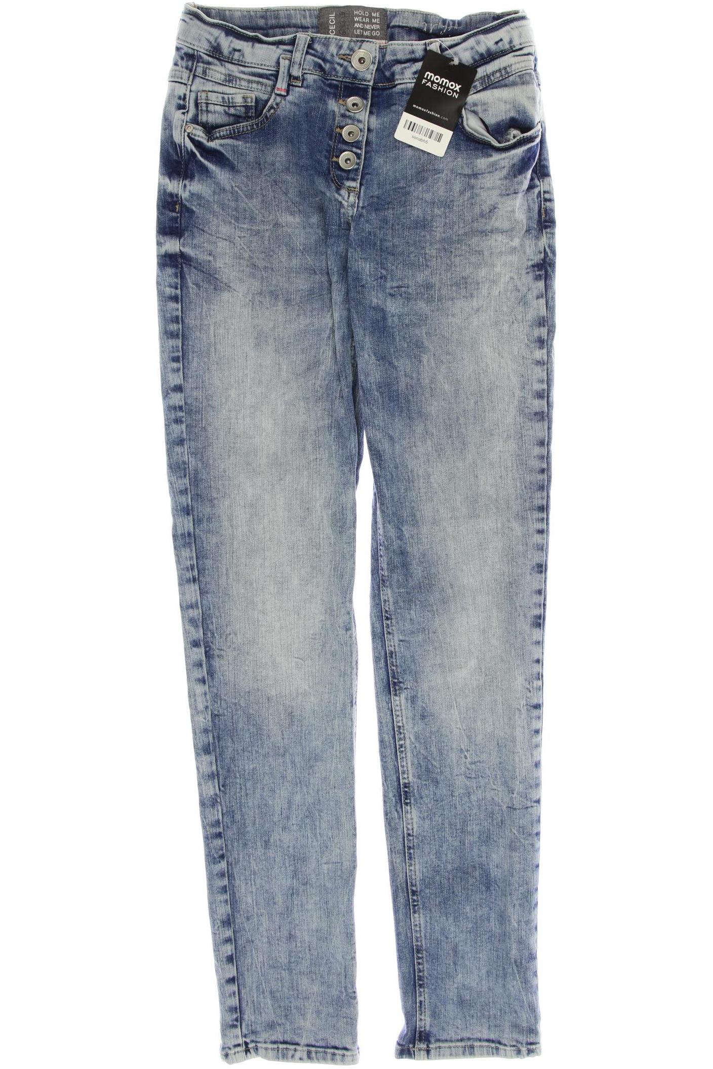 

CECIL Damen Jeans, blau