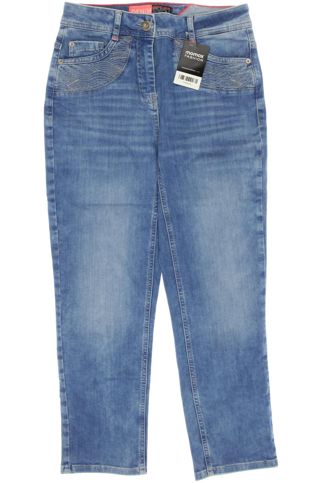 

CECIL Damen Jeans, blau