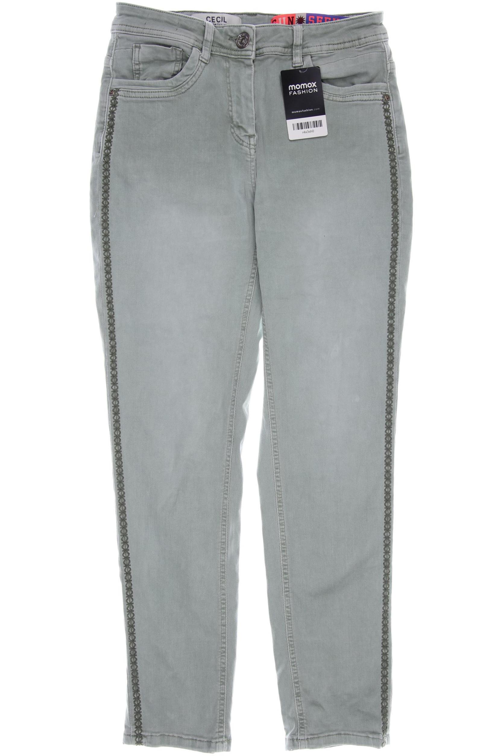 

Cecil Damen Jeans, hellgrün, Gr. 27
