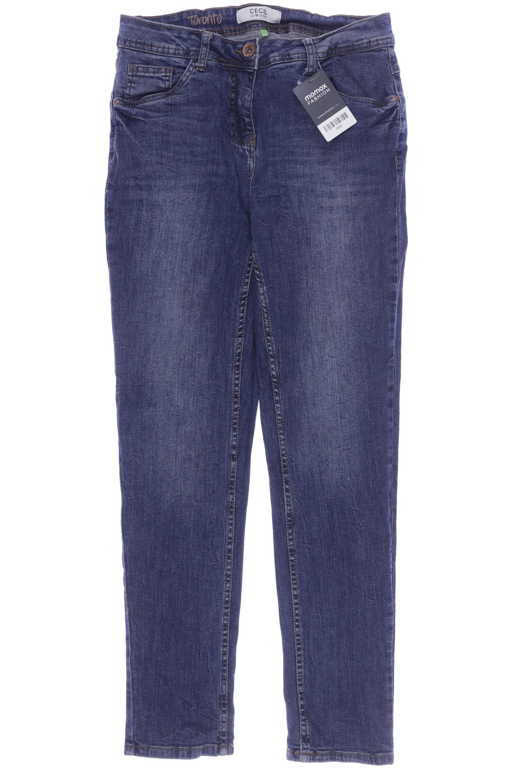 

CECIL Damen Jeans, blau