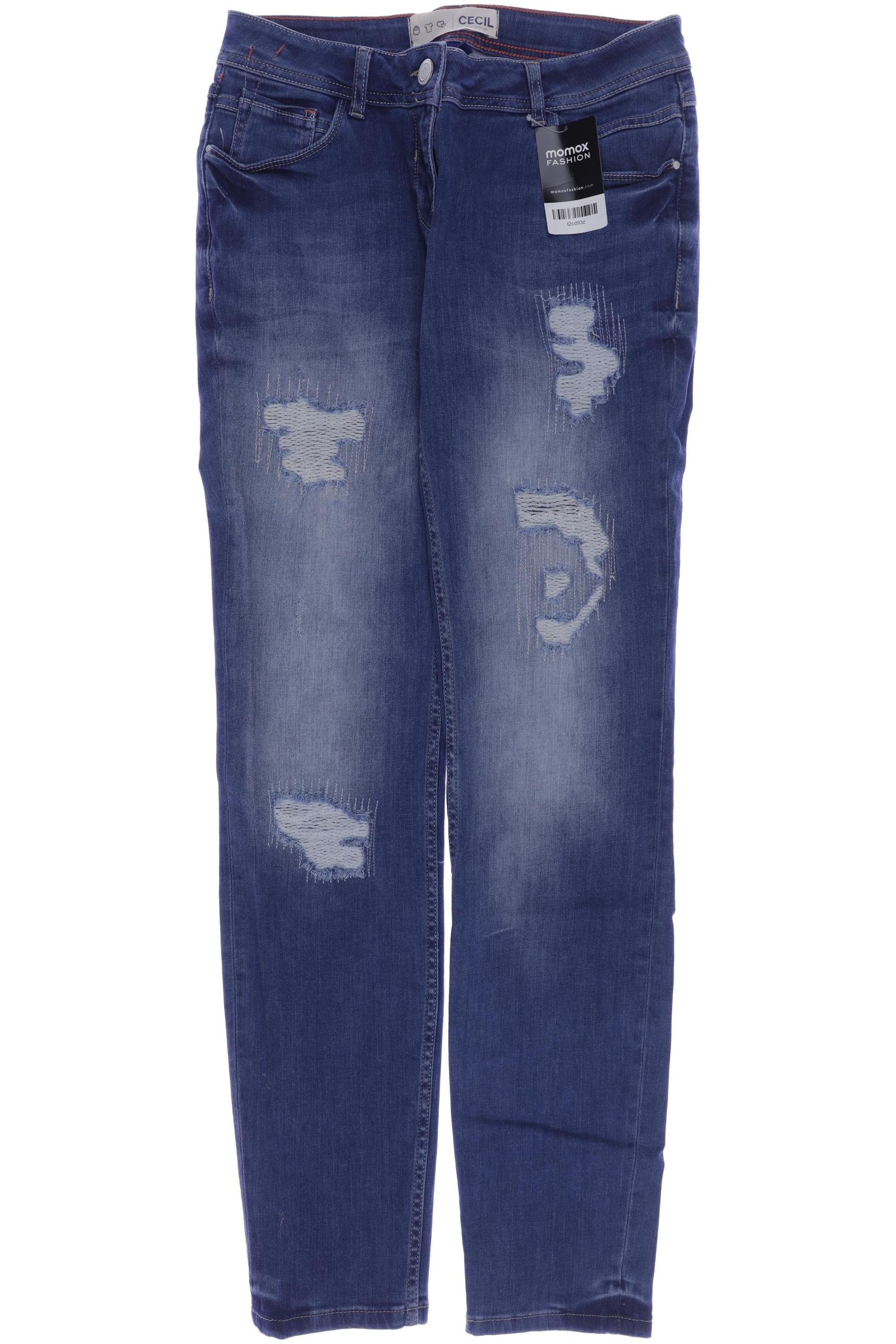 

CECIL Damen Jeans, blau