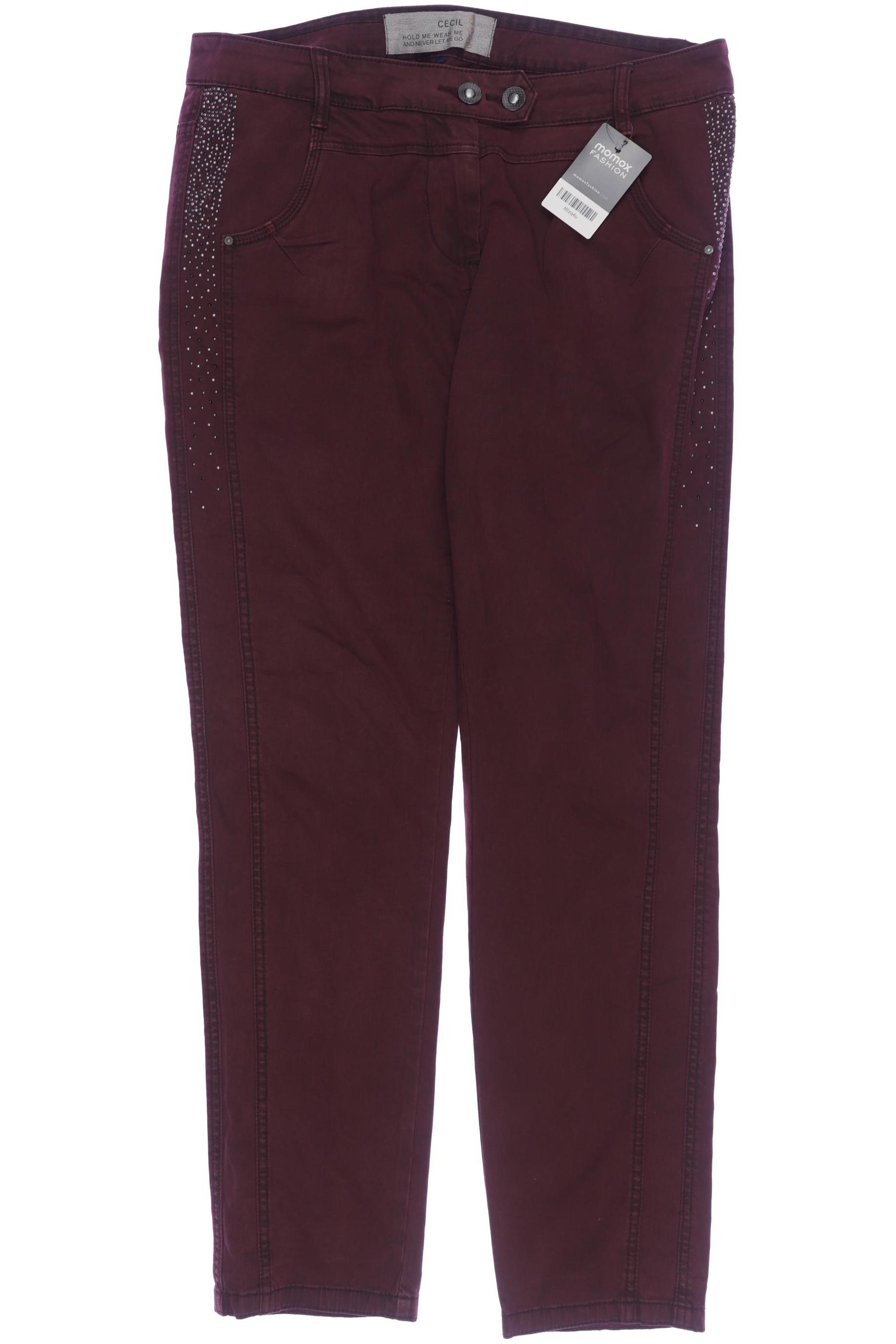 

Cecil Damen Jeans, bordeaux, Gr. 35
