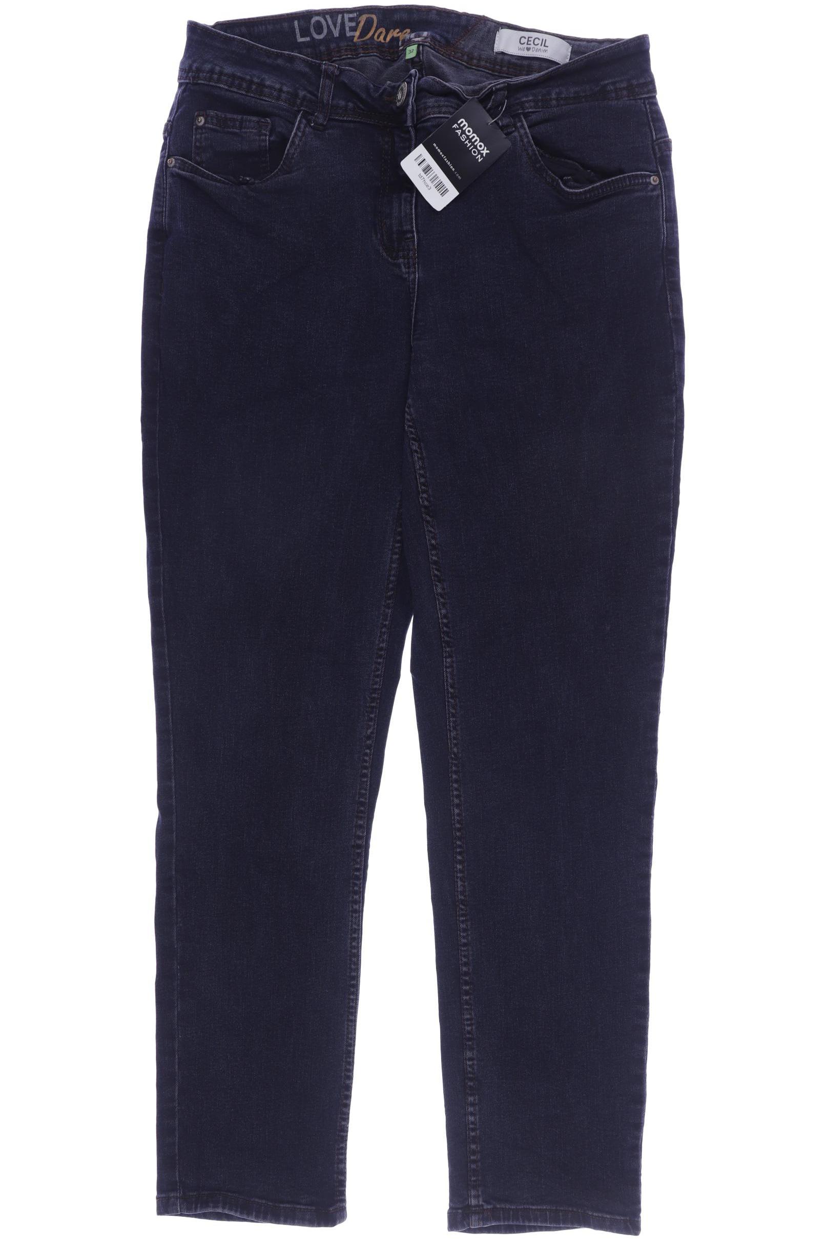

CECIL Damen Jeans, marineblau