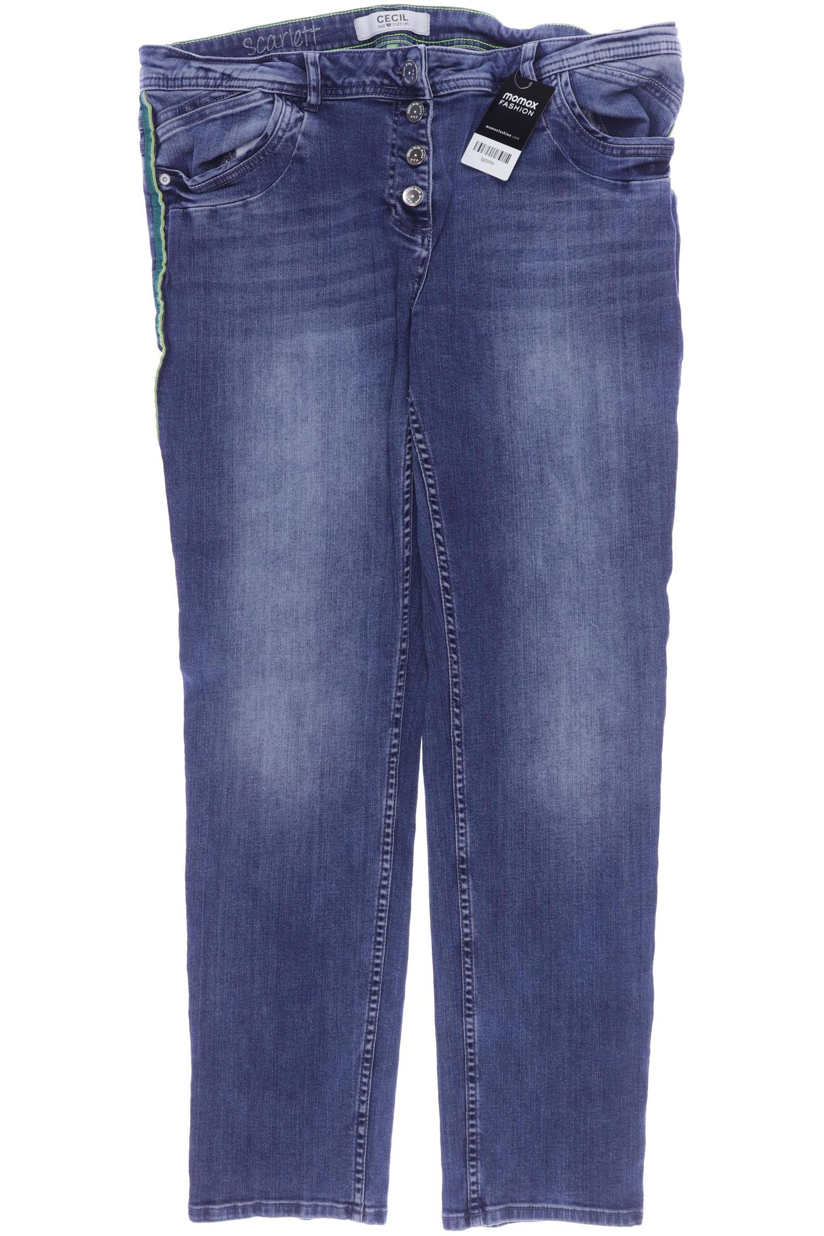 

CECIL Damen Jeans, blau