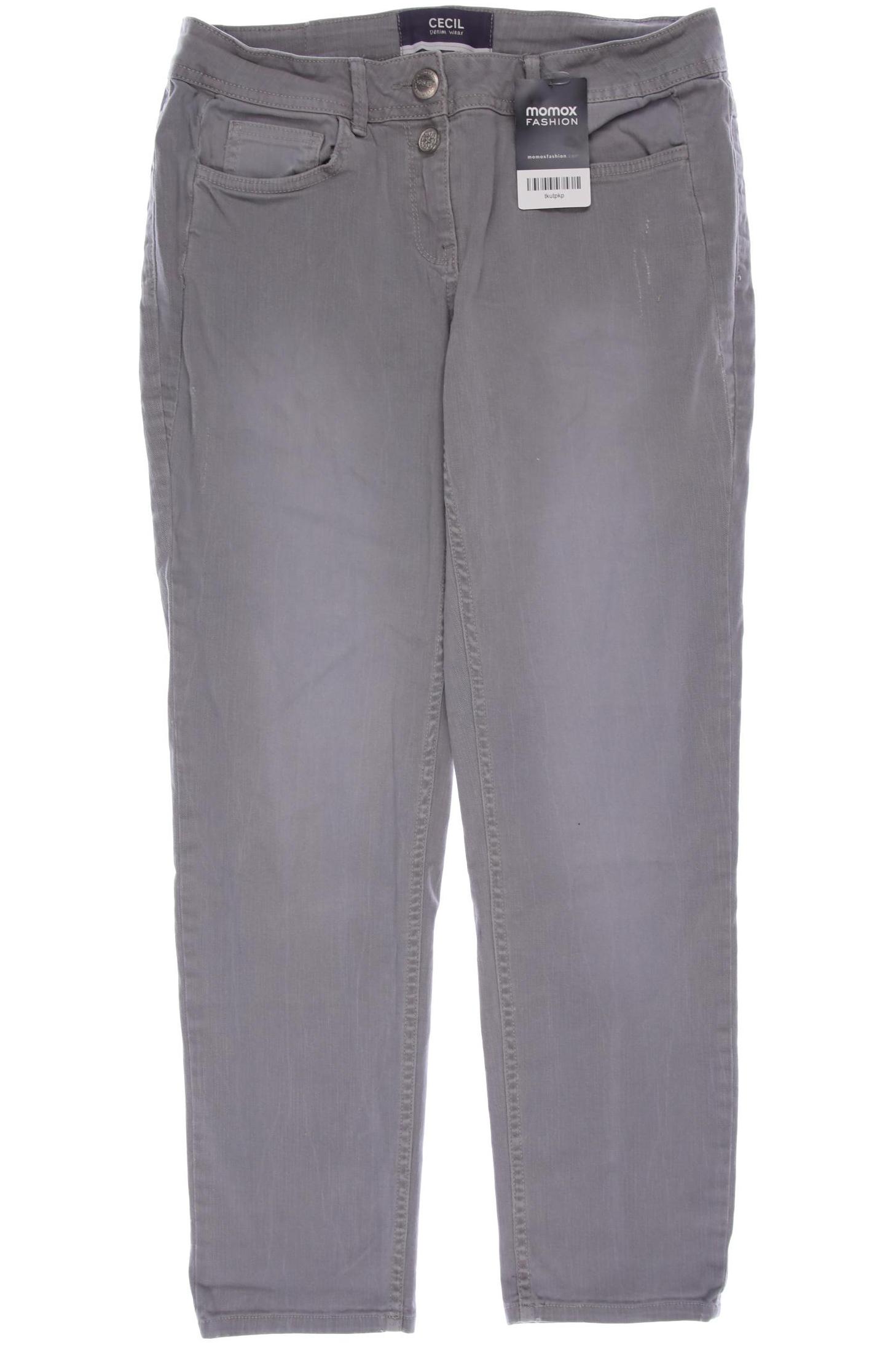 

CECIL Damen Jeans, grau