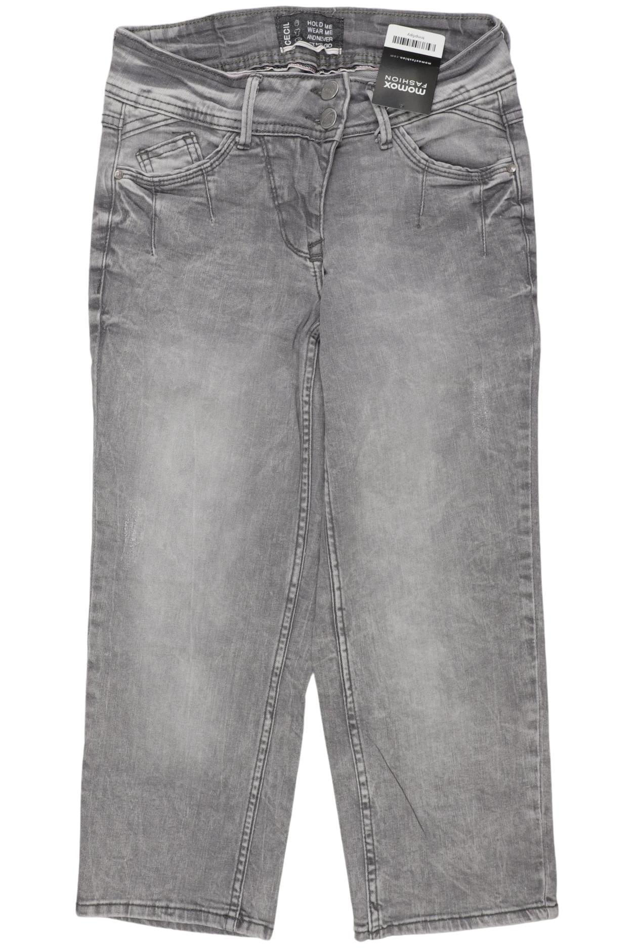 

Cecil Damen Jeans, grau, Gr. 26