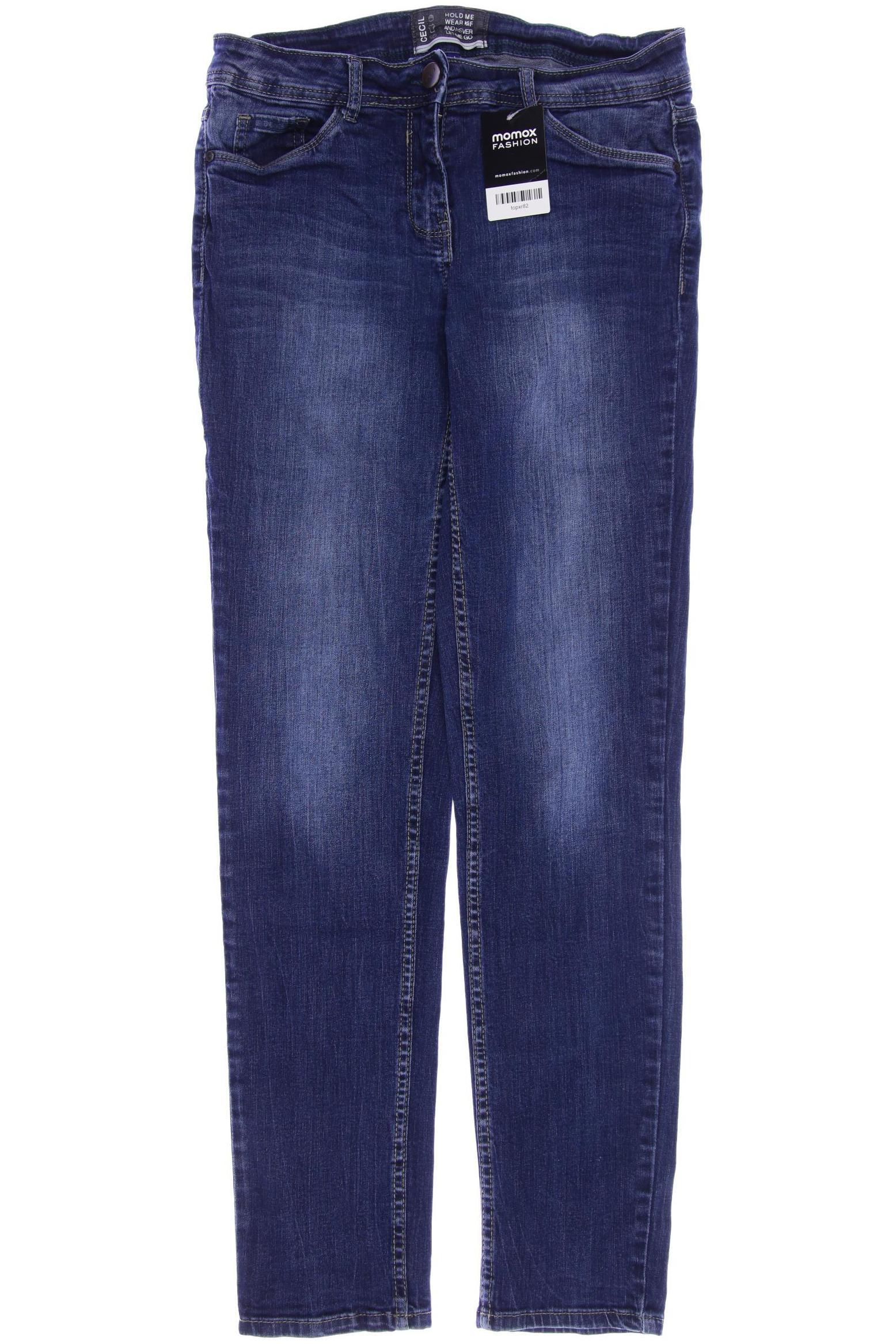 

CECIL Damen Jeans, blau