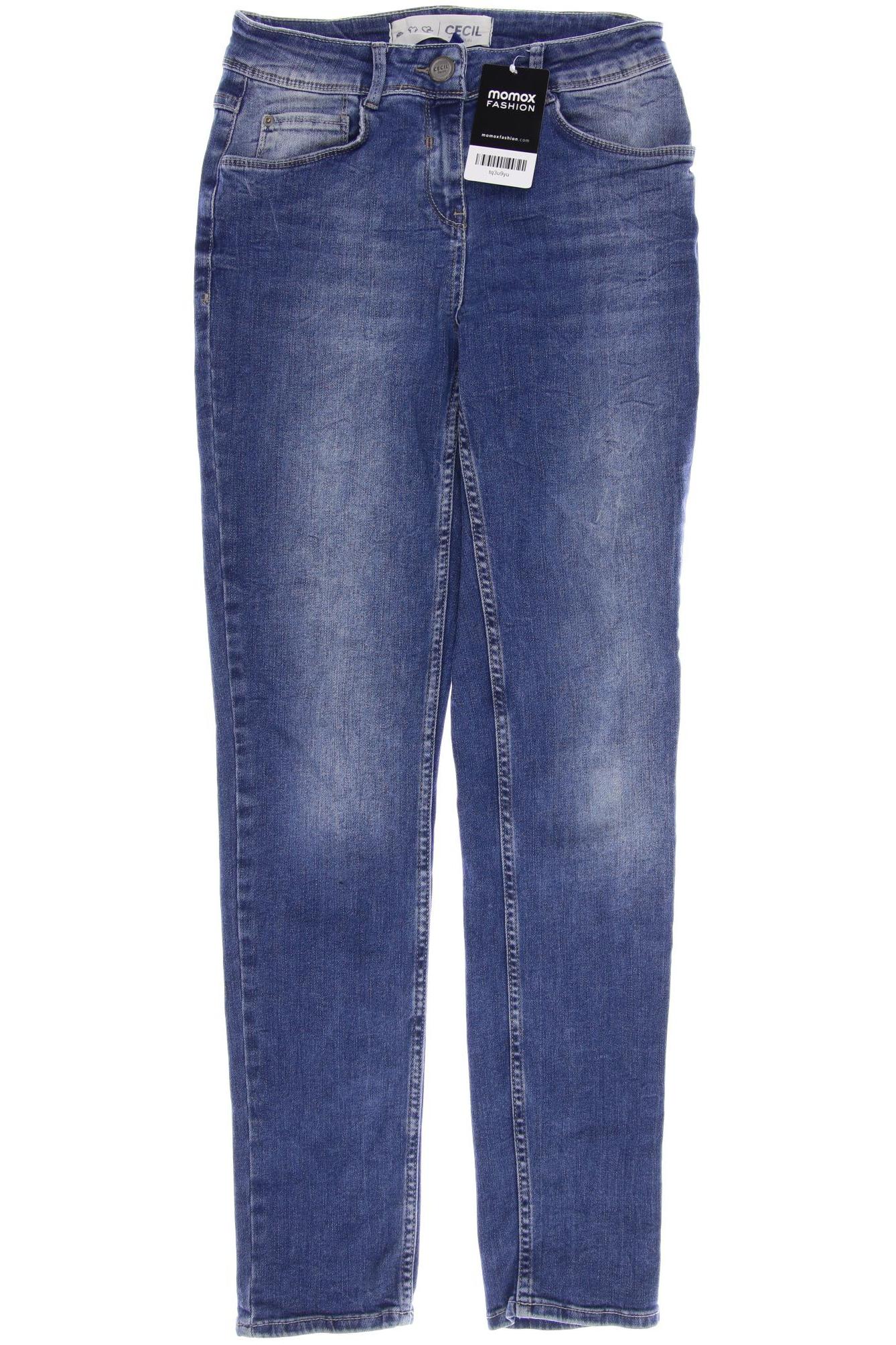 

CECIL Damen Jeans, blau