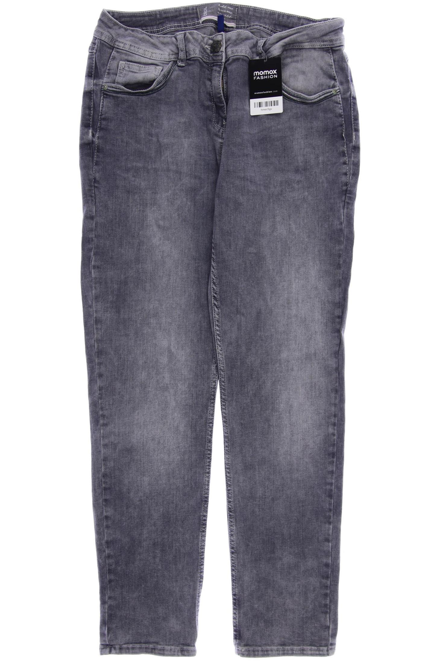 

CECIL Damen Jeans, grau