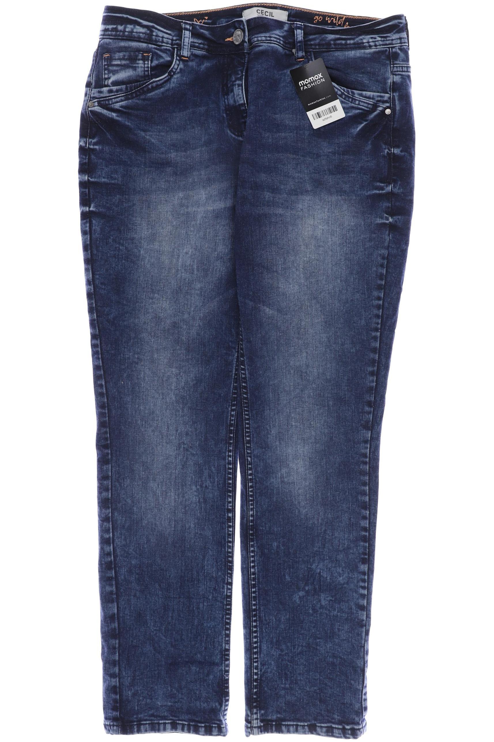 

CECIL Damen Jeans, marineblau