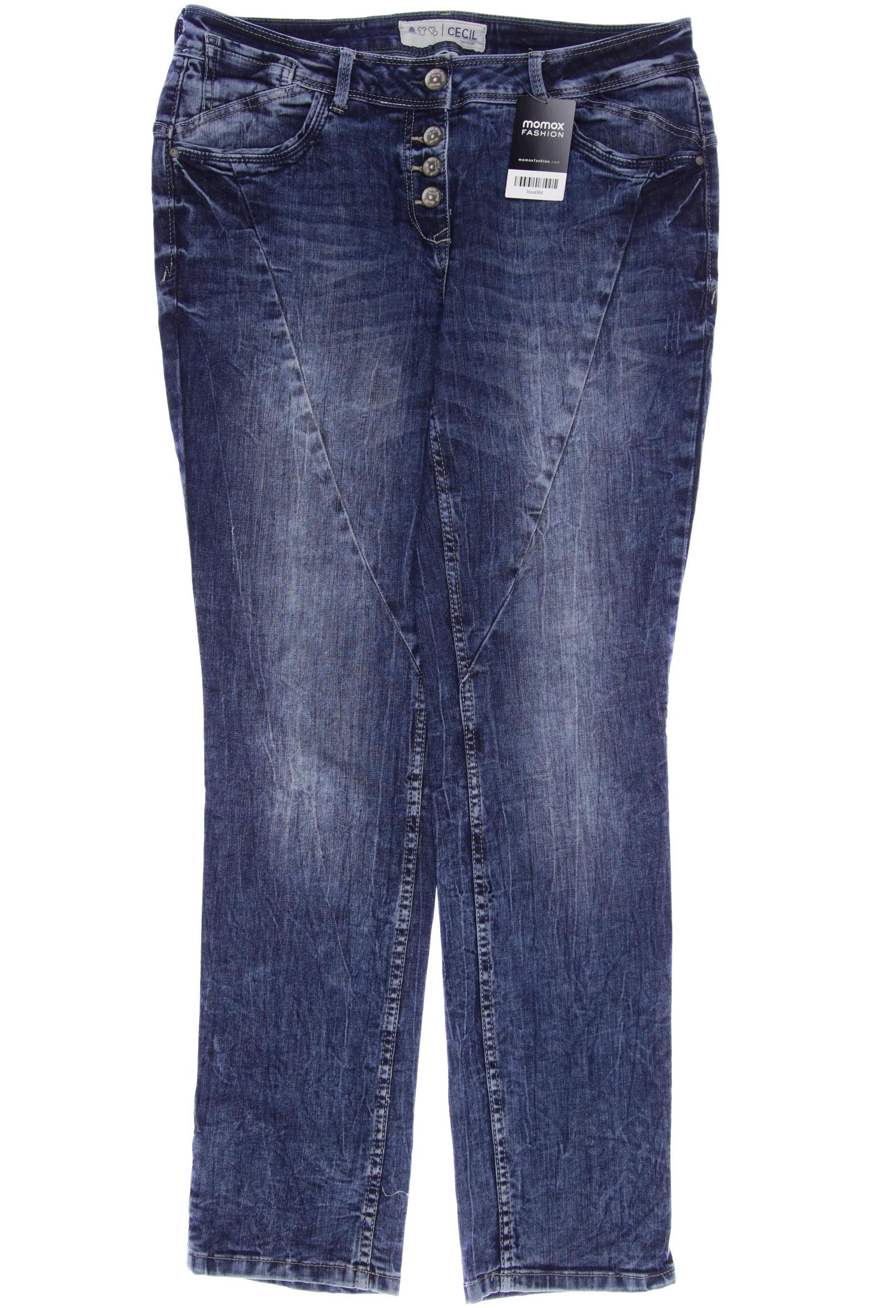 

CECIL Damen Jeans, blau