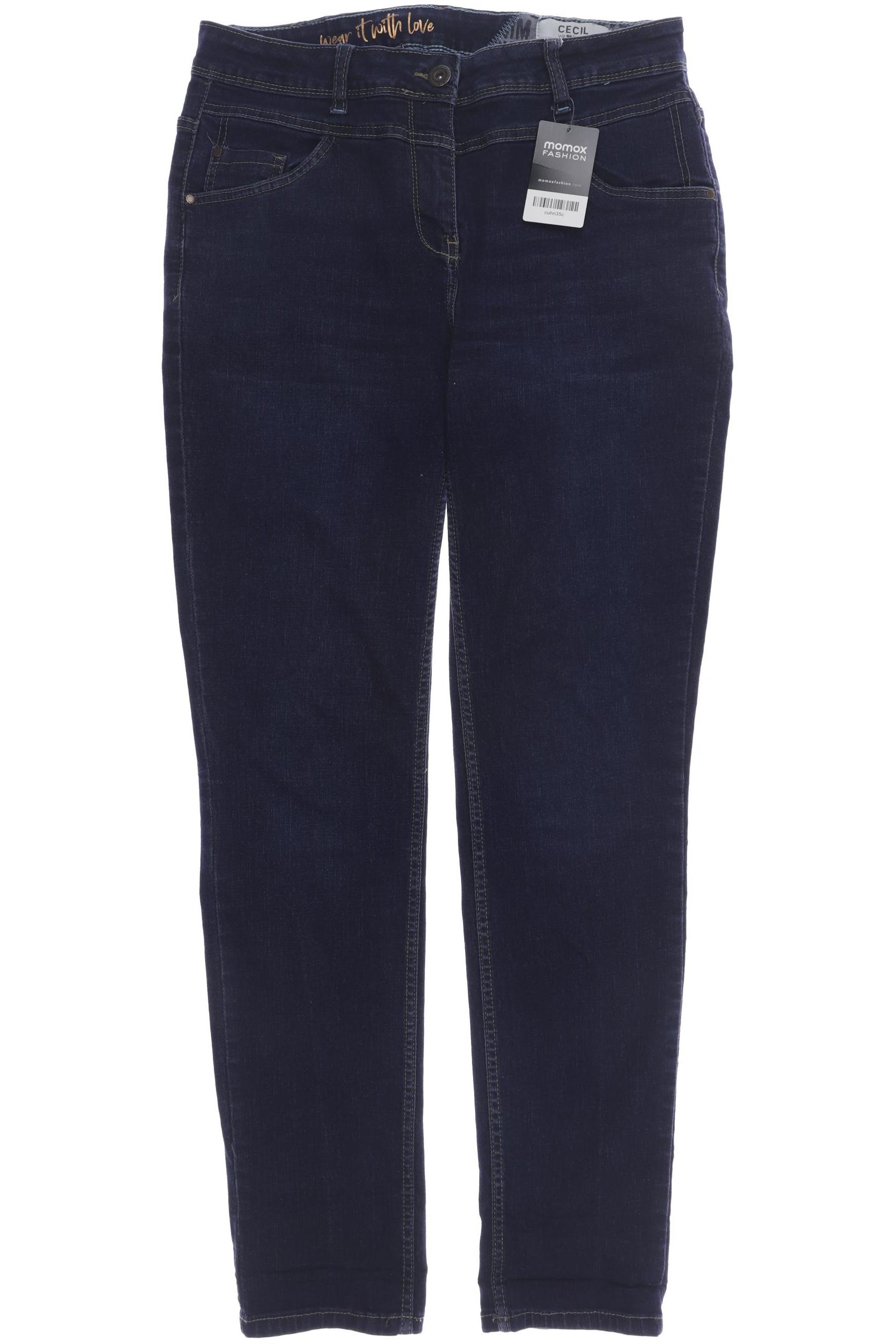 

CECIL Damen Jeans, marineblau
