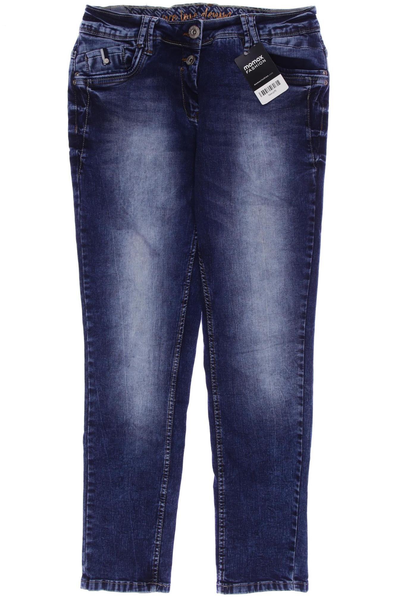 

CECIL Damen Jeans, blau