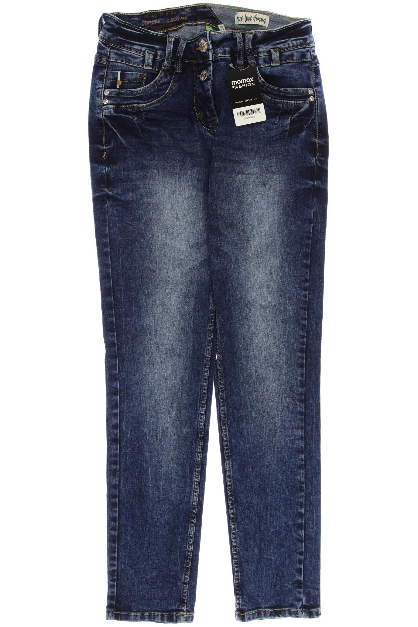 

CECIL Damen Jeans, blau